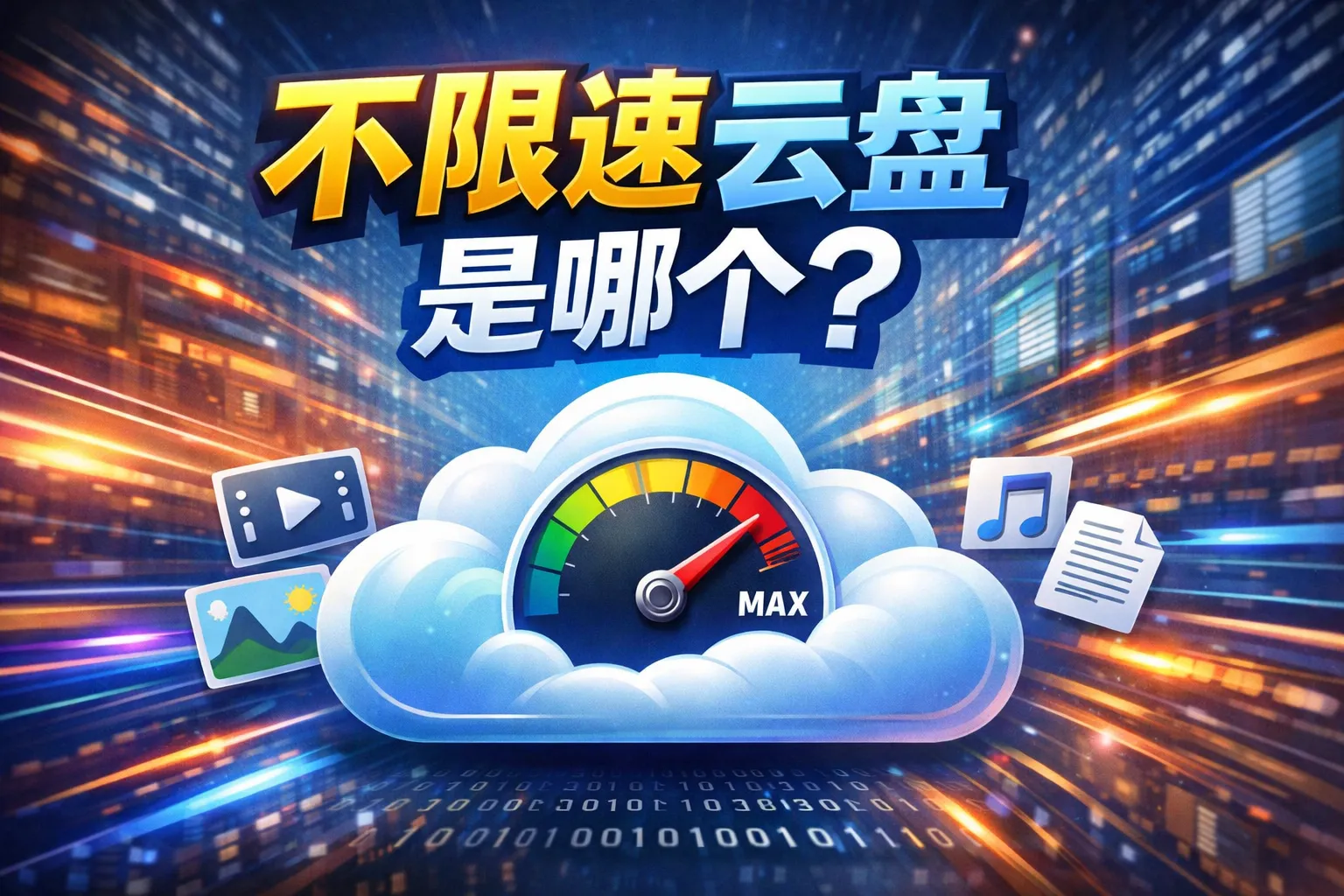 不限速云盘是哪个