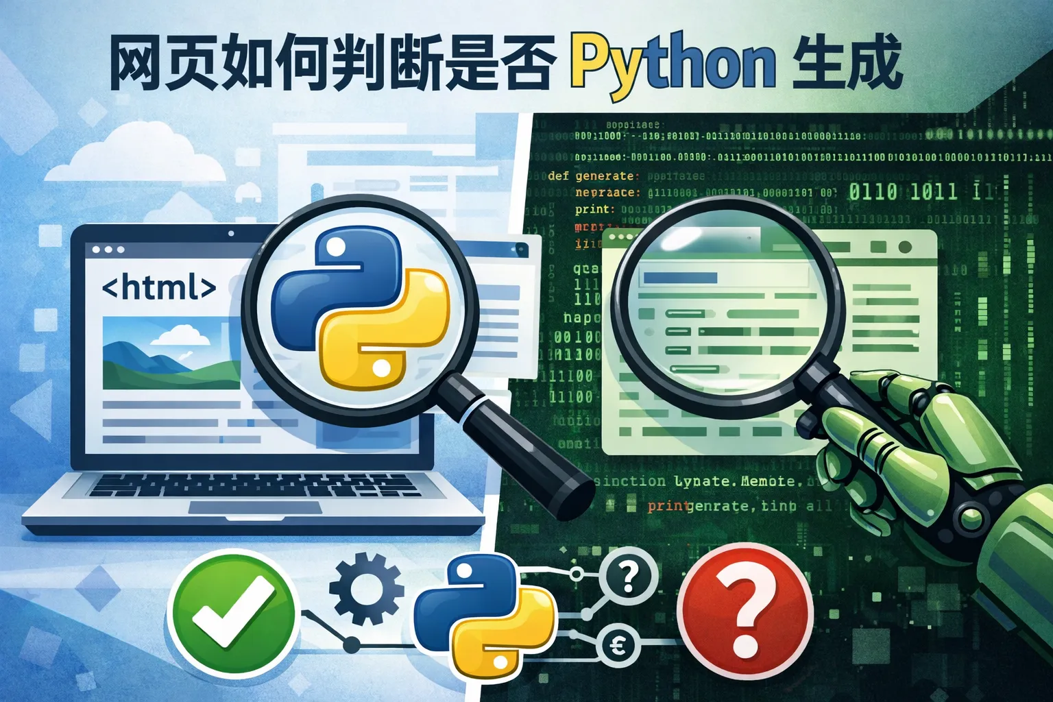 网页如何判断是否是python