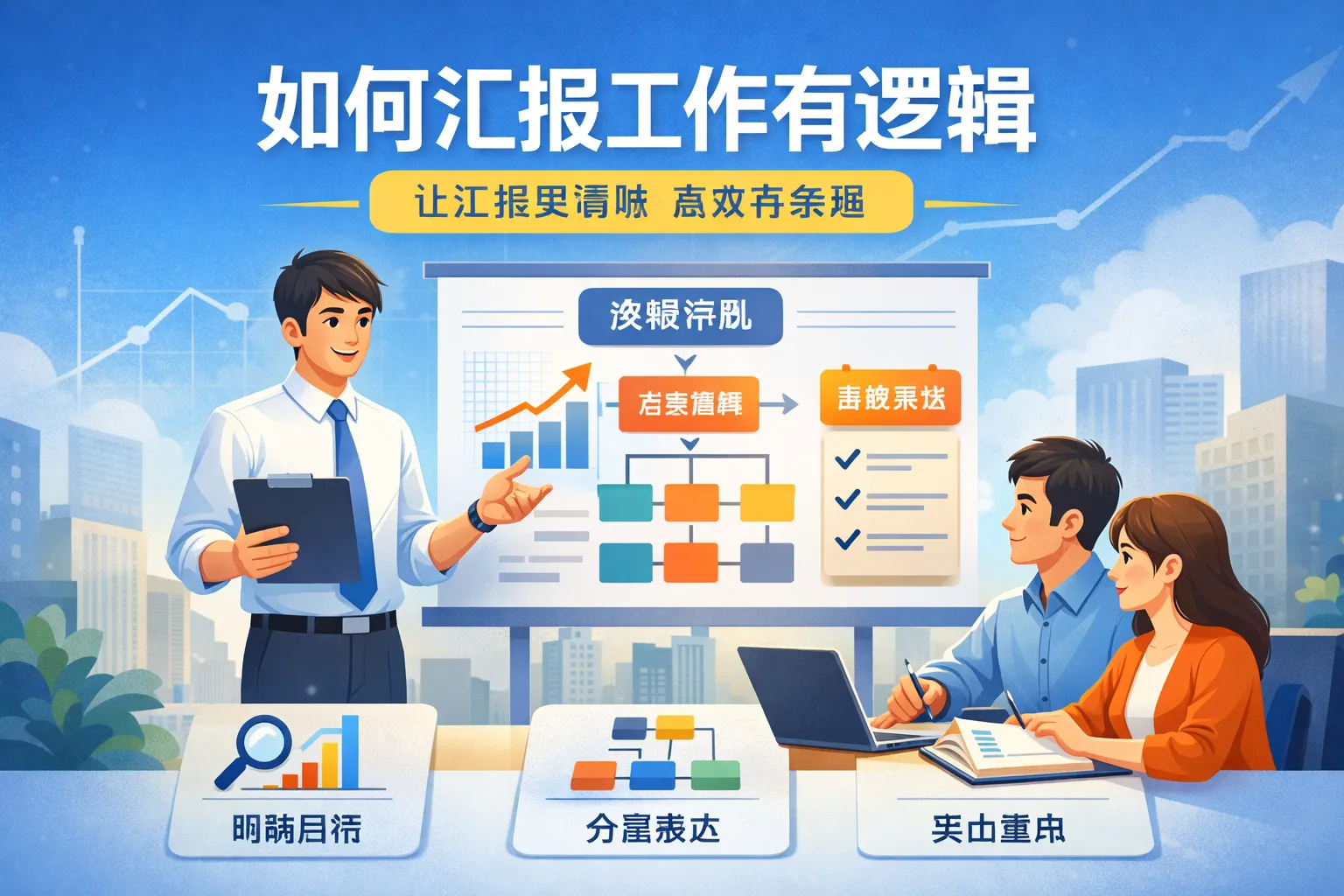 如何汇报工作有逻辑