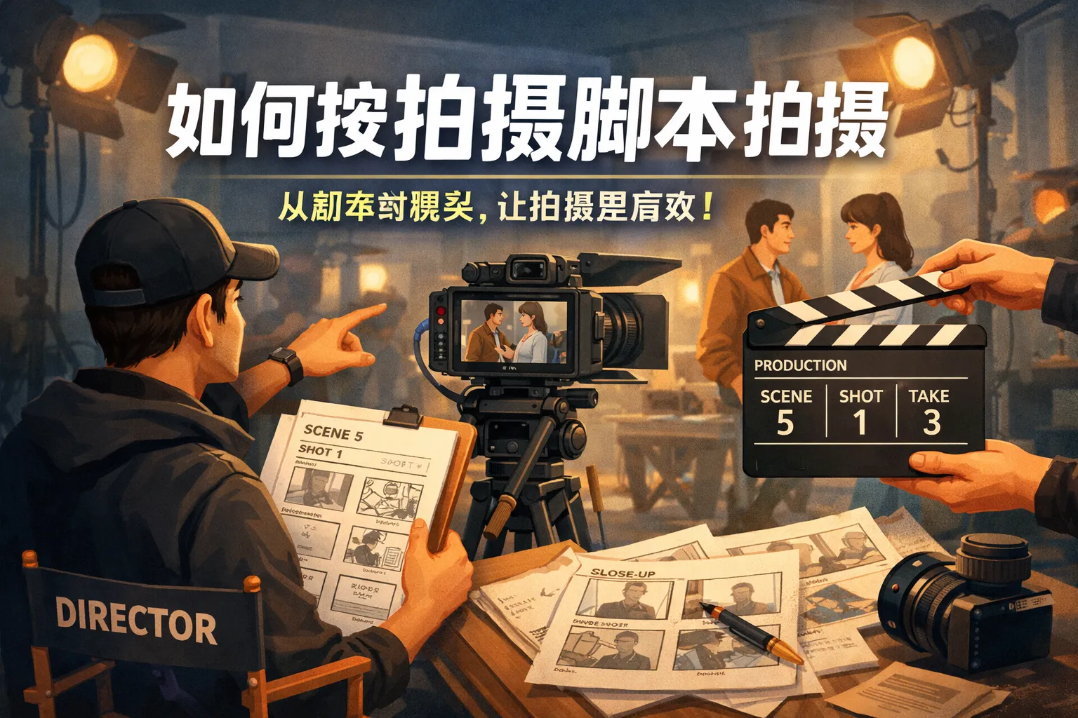 如何按拍摄脚本拍摄