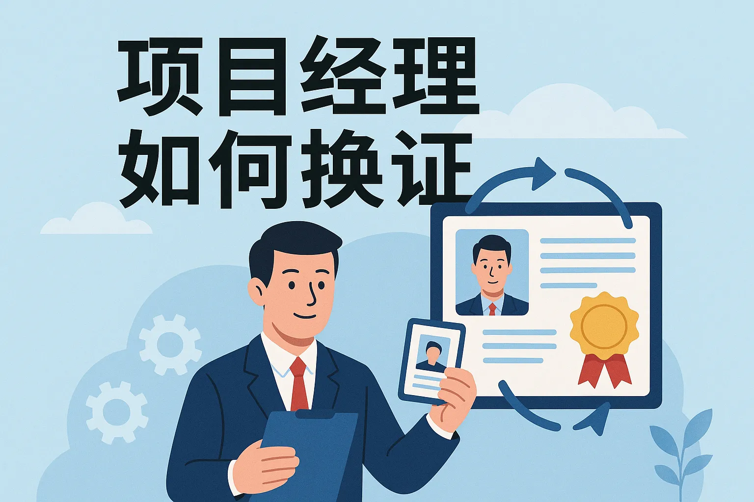 项目经理如何换证