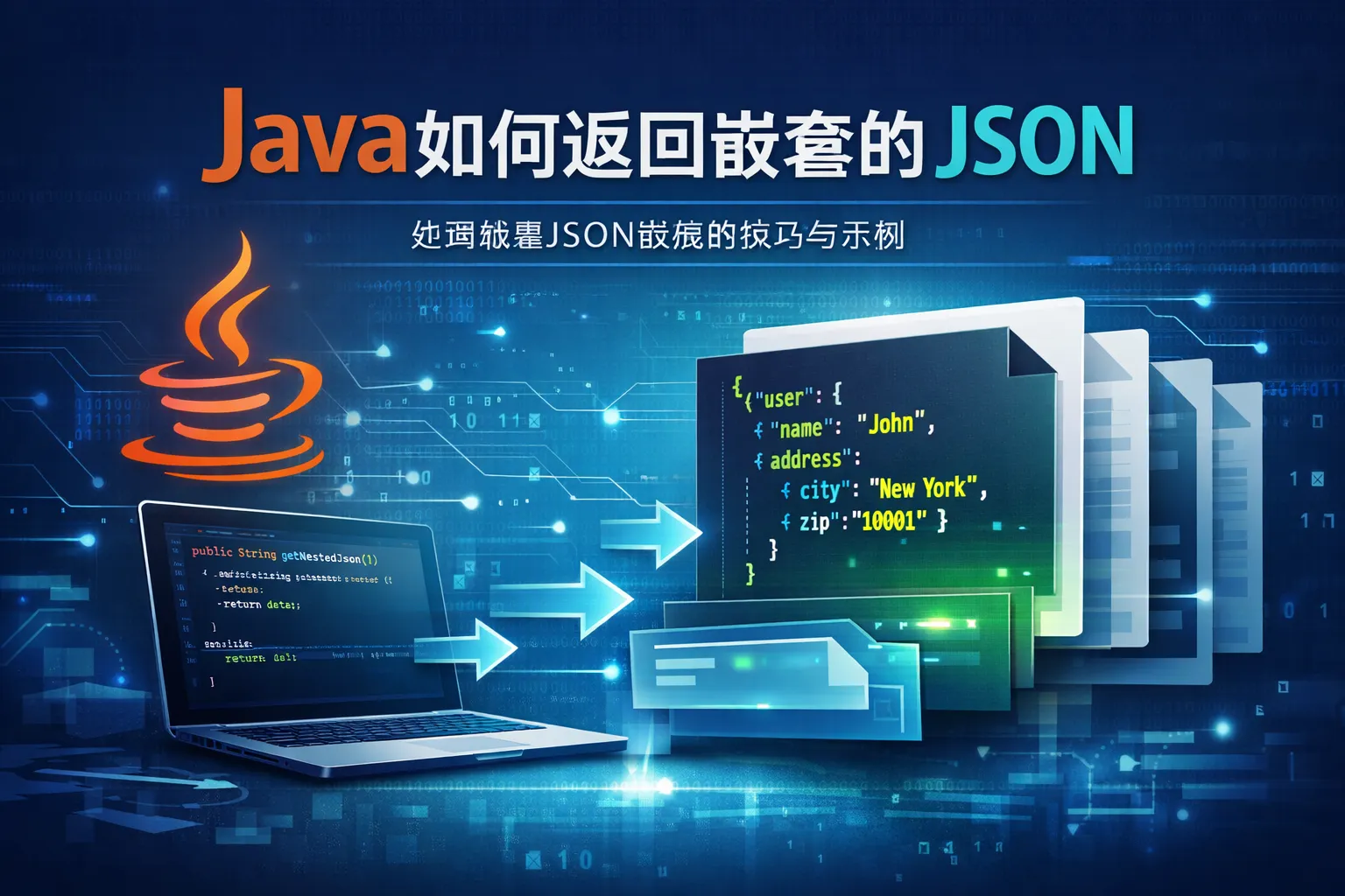 java如何返回嵌套的json