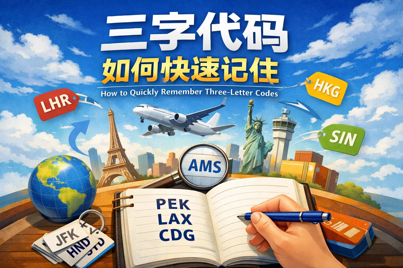 三字代码如何快速记住