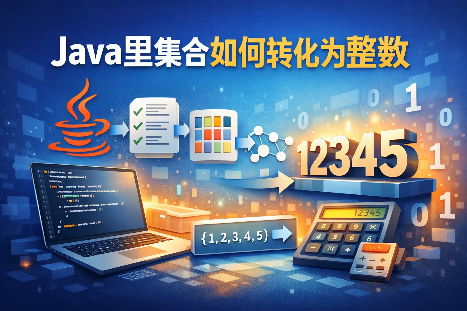 java里集合如何转化为整数