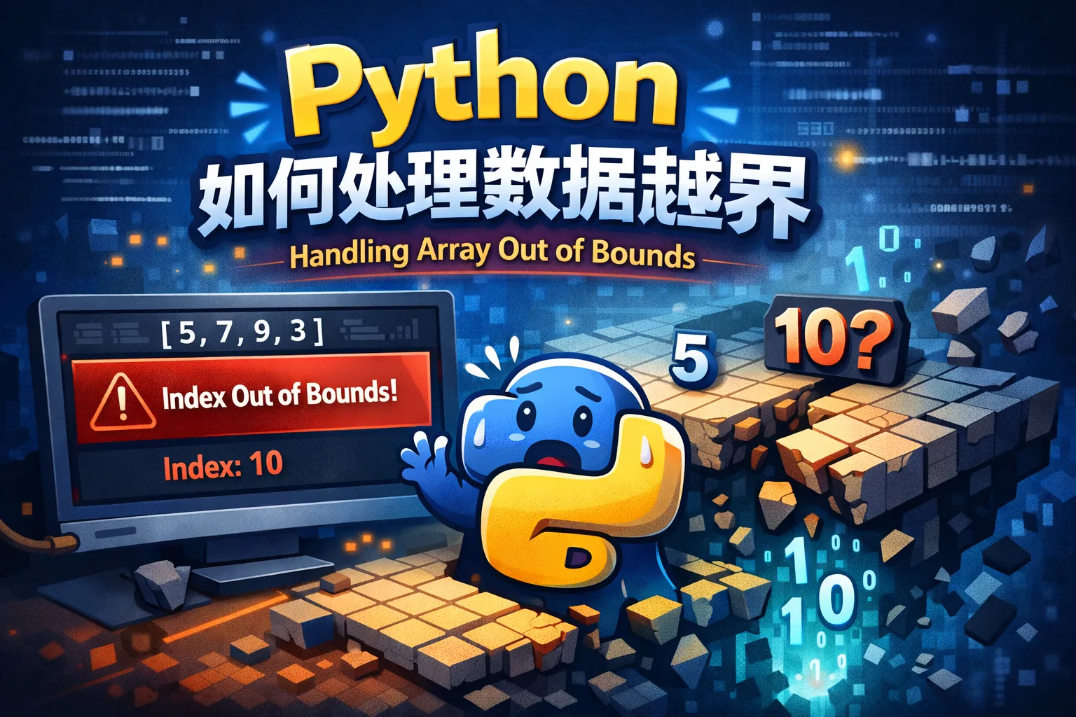 python如何处理数组越界