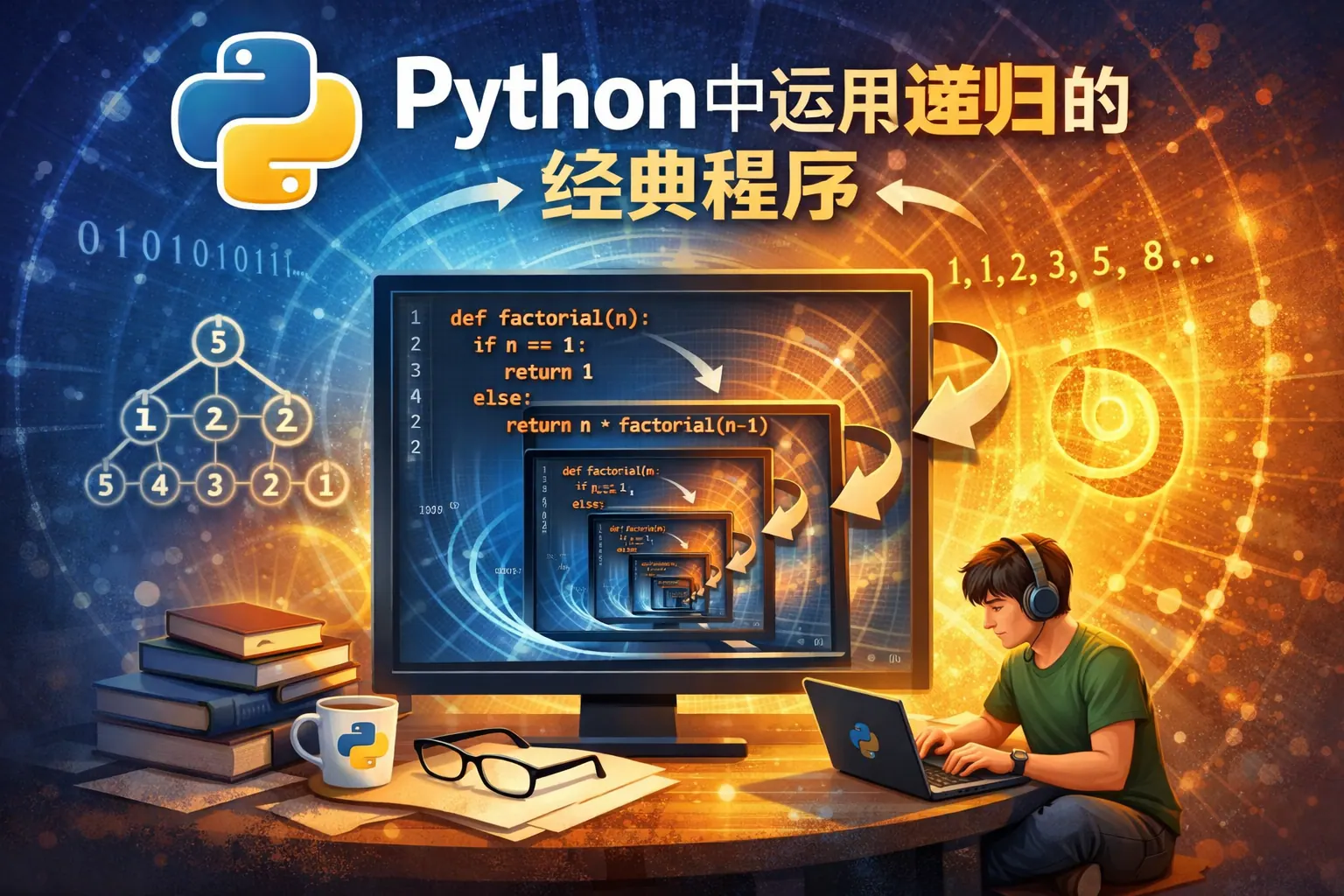 python中运用递归的经典程序