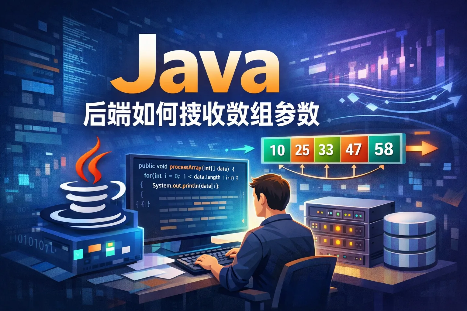 java后端如何接收数组参数