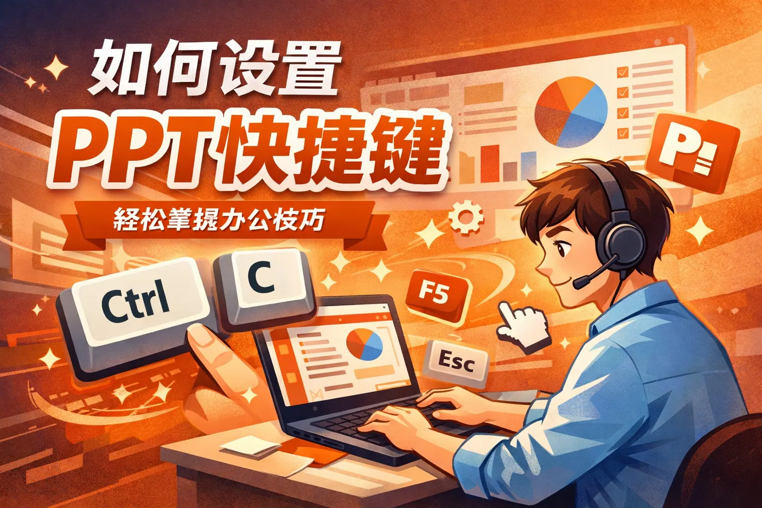 如何设置ppt快捷键