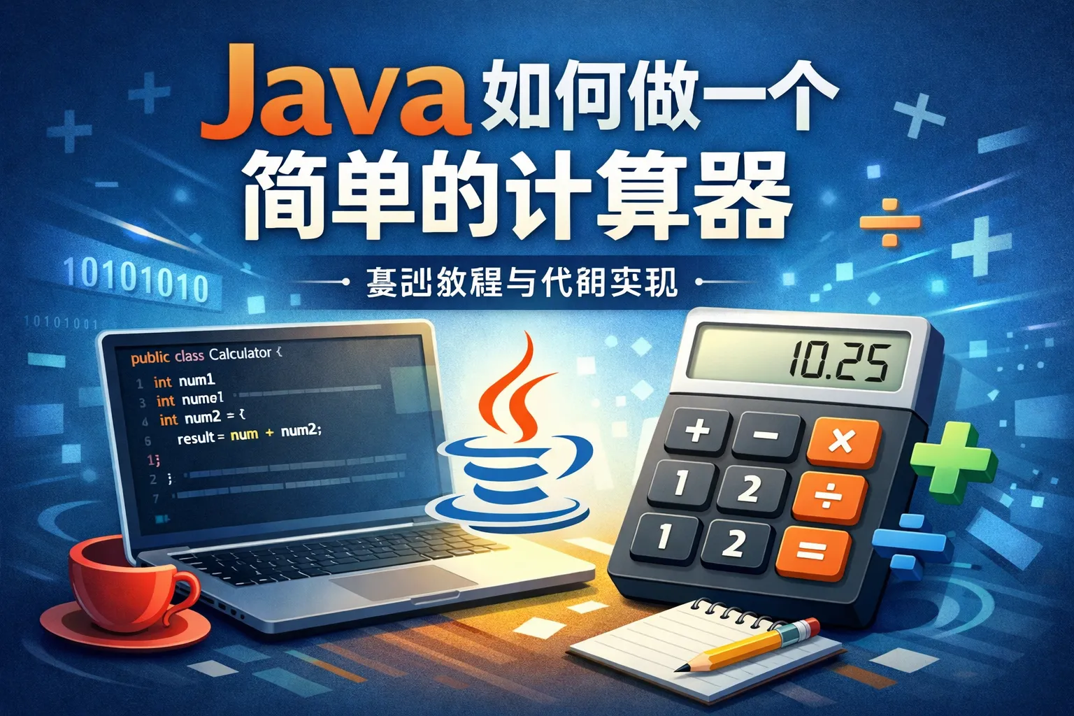 java如何做一个简单的计算器