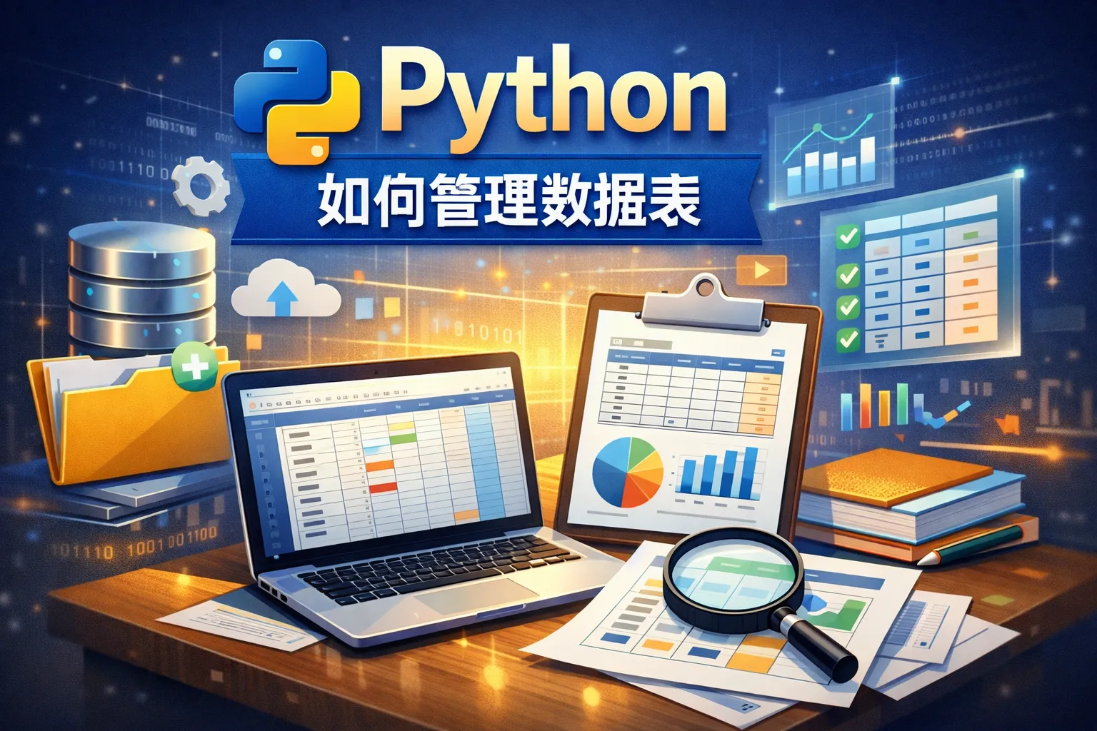 python如何管理数据表