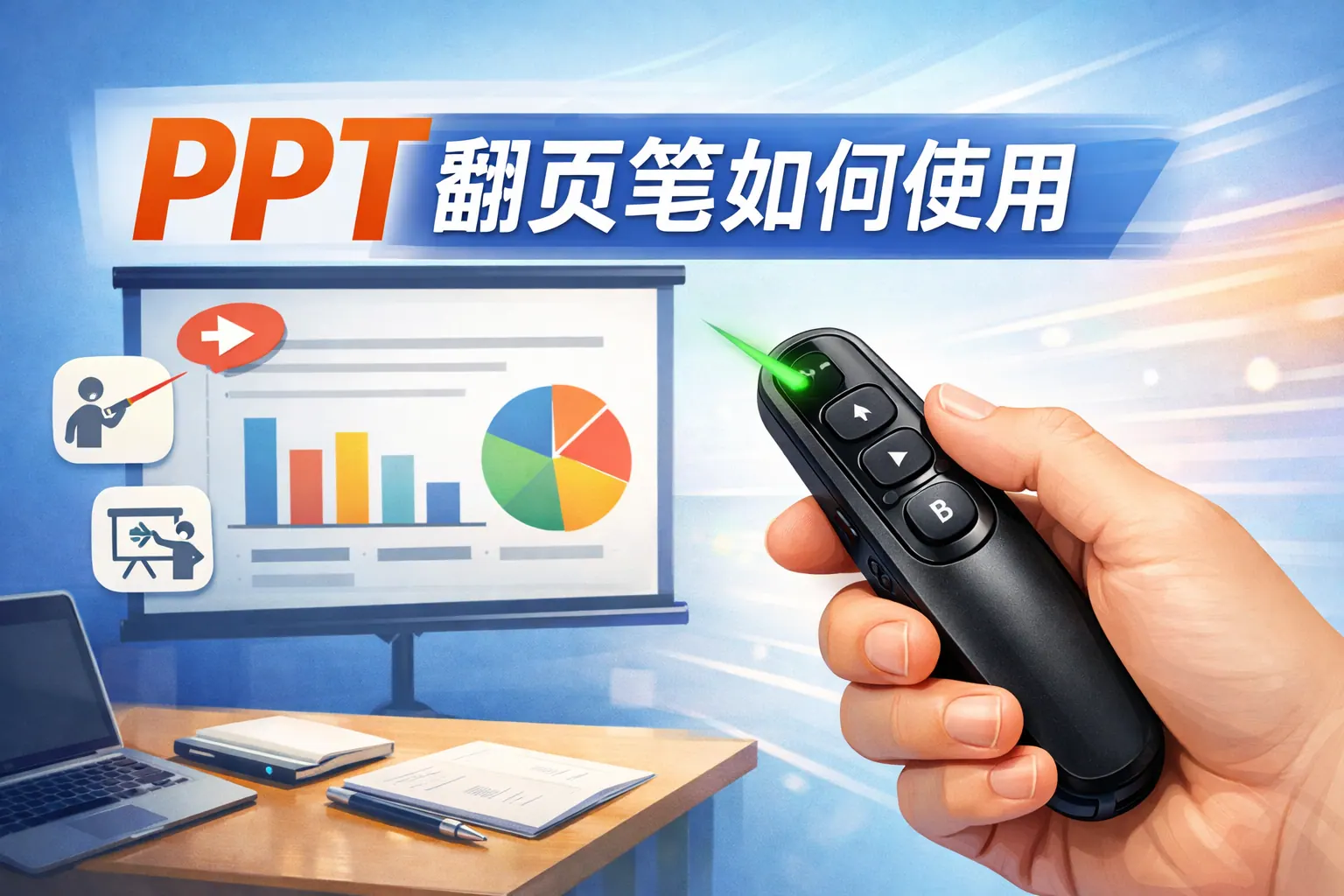 ppt翻页笔如何使用