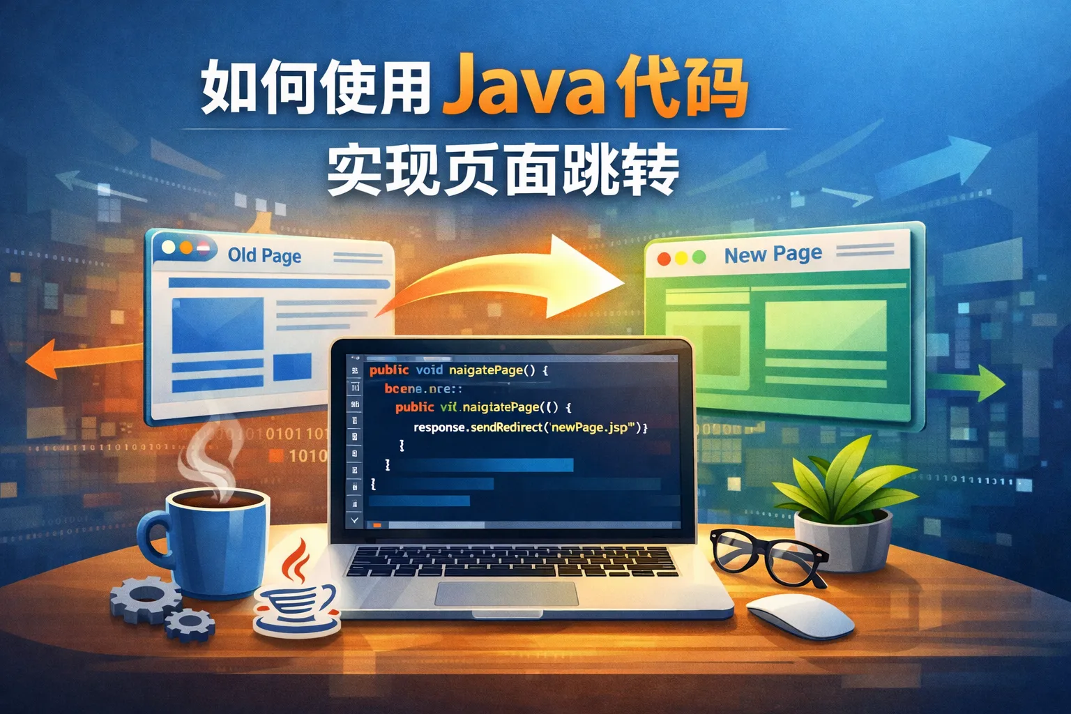 如何使用java代码实现页面跳转