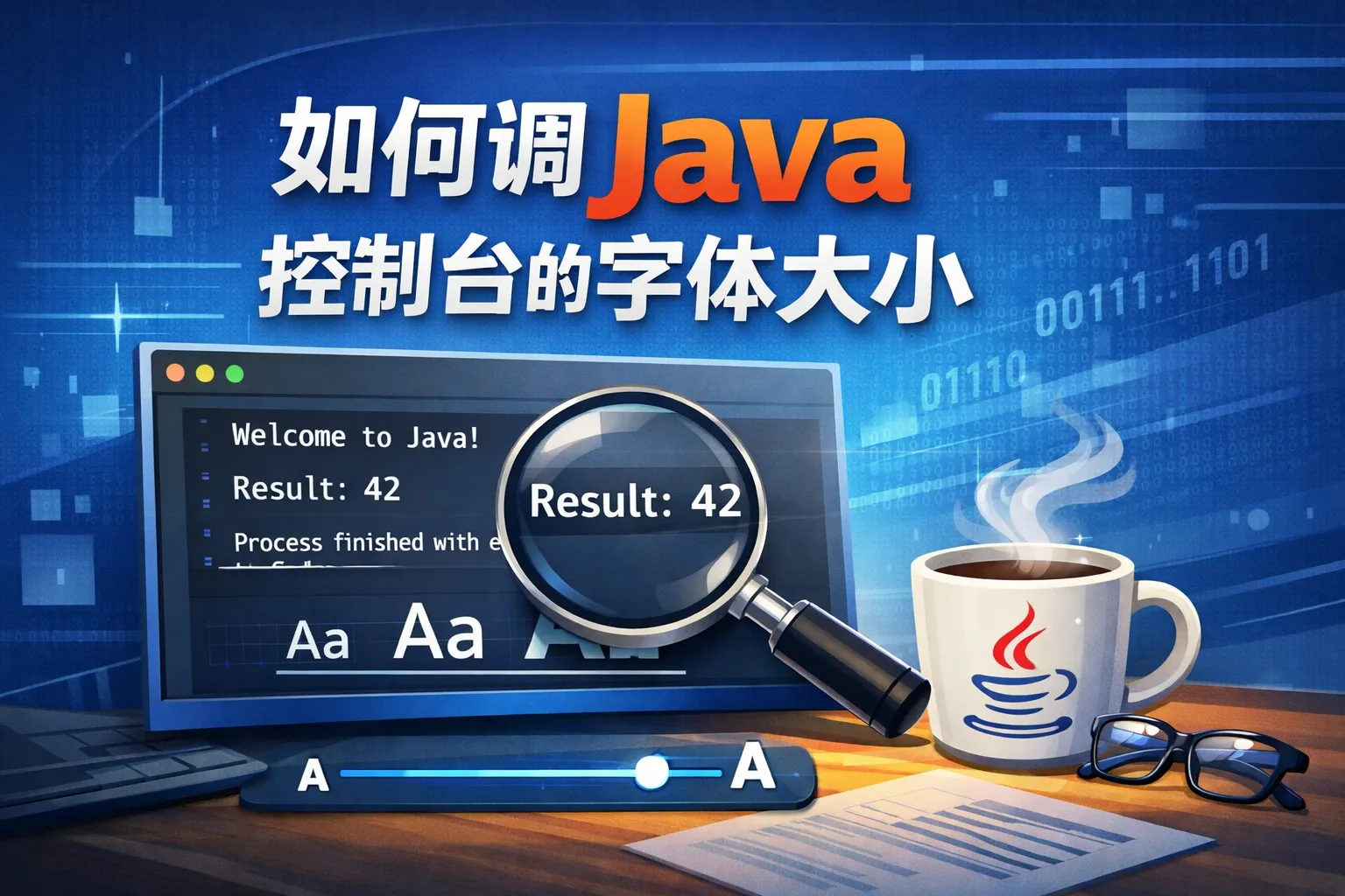 如何调java控制台的字体大小