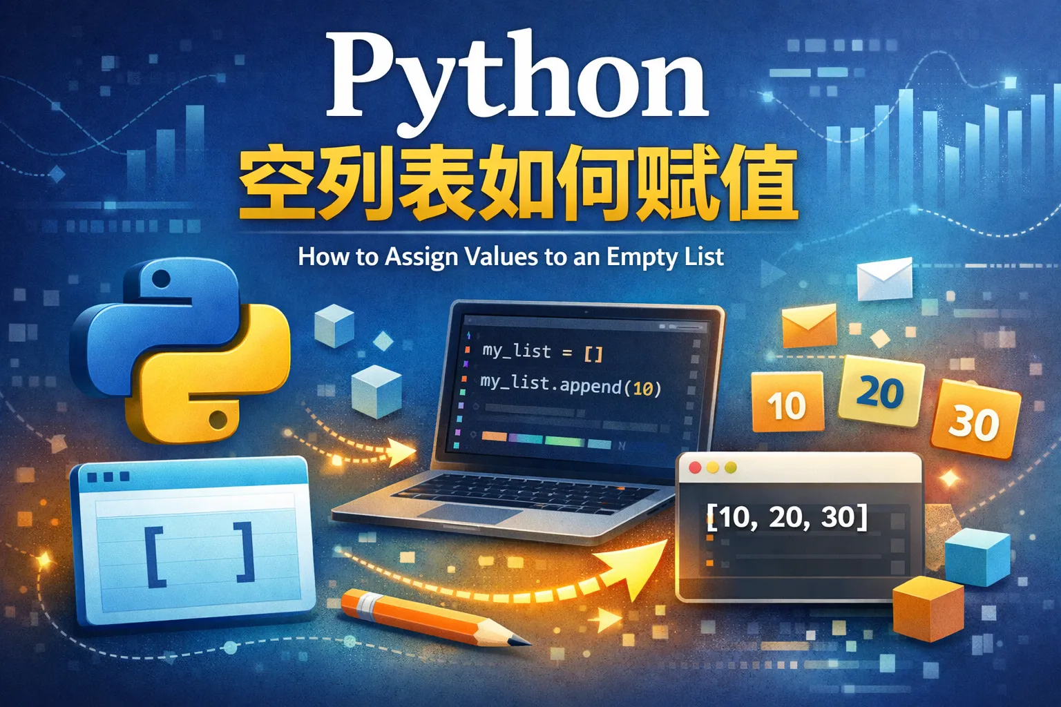 python空列表如何赋值