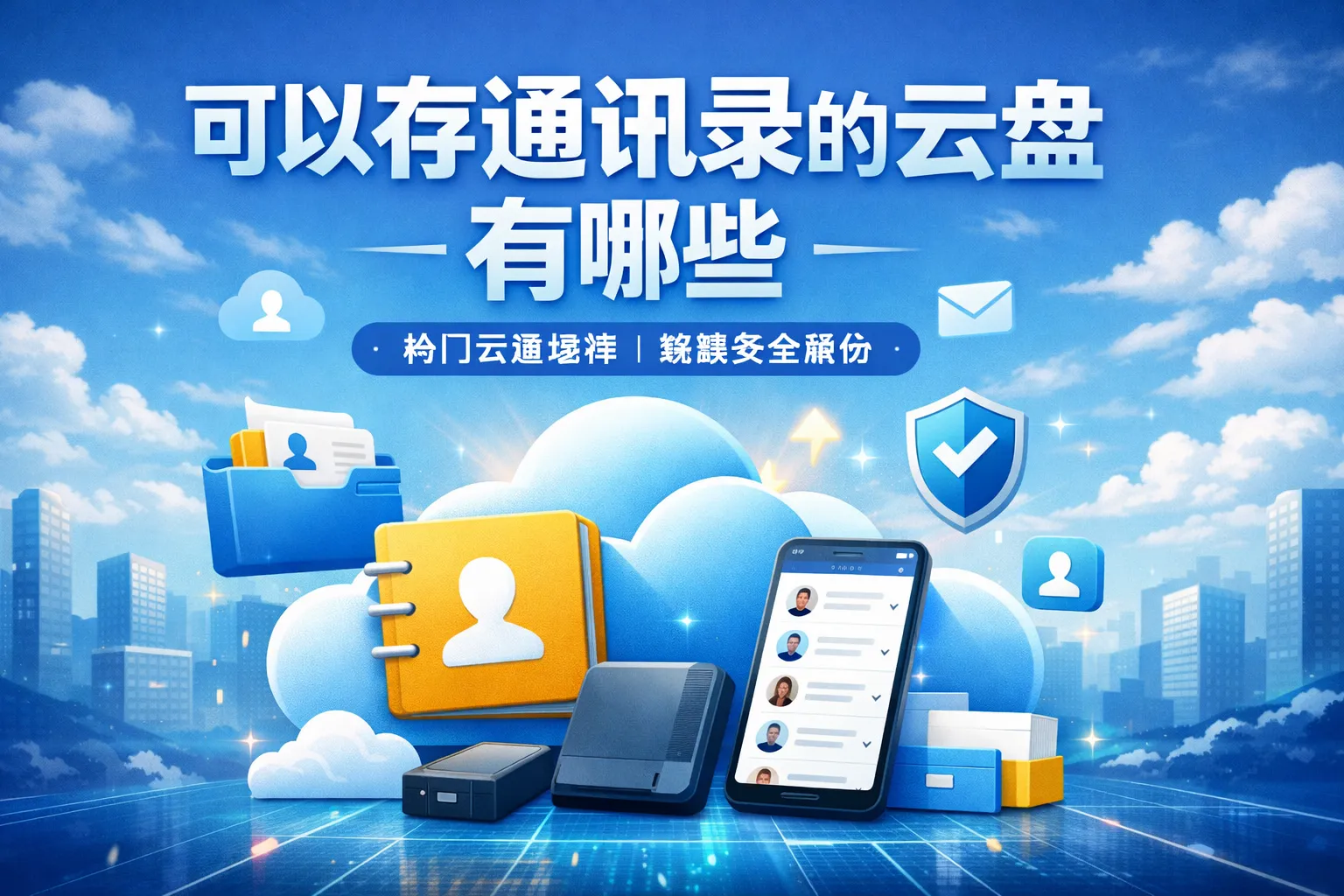 可以存通讯录的云盘有哪些