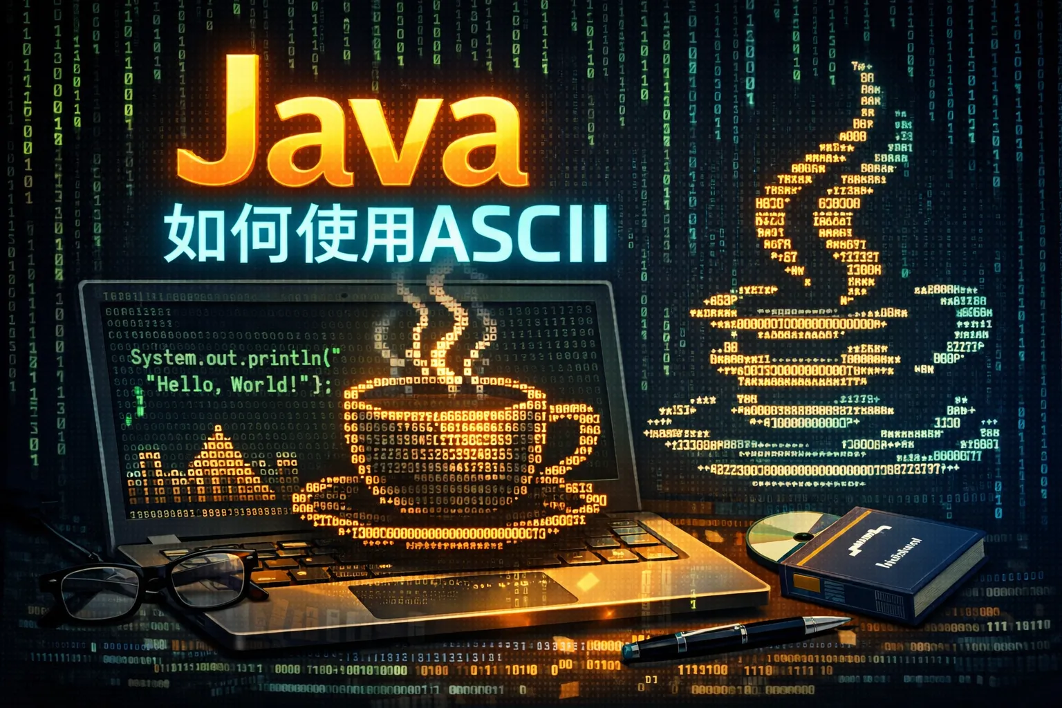 java如何使用ascii
