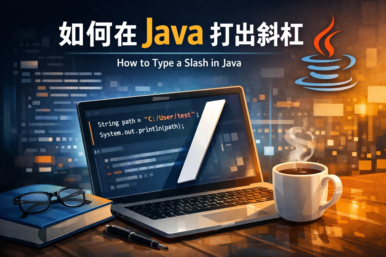 如何在java打出斜杠