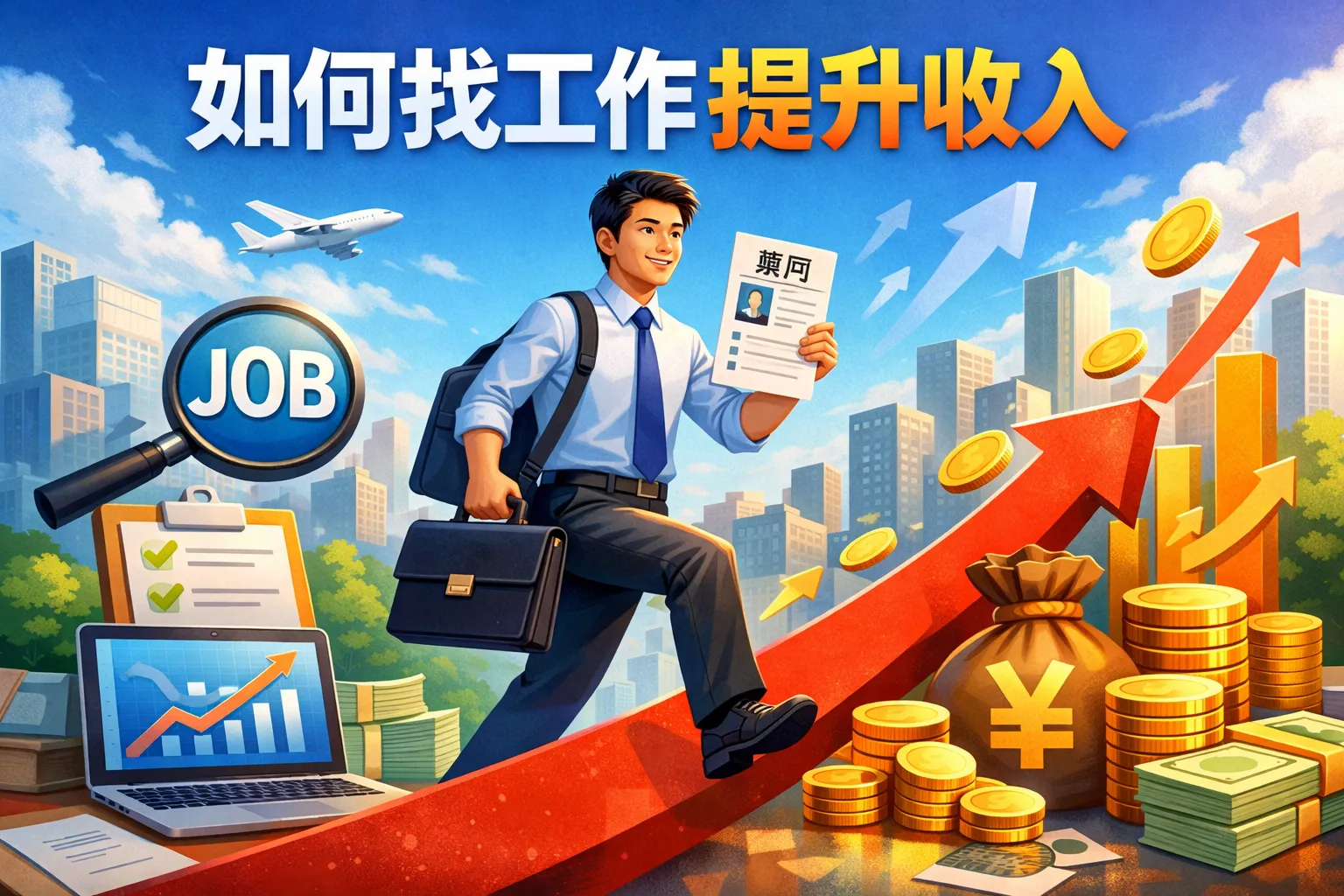 如何找工作提升收入