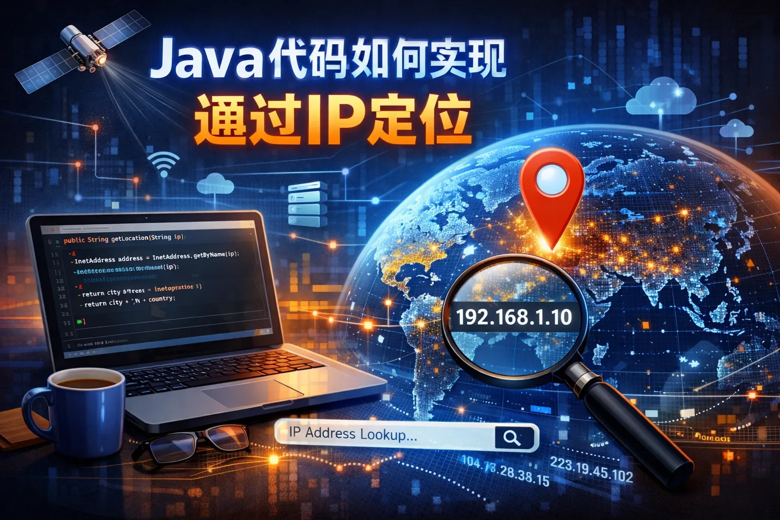 Java代码如何实现通过ip定位