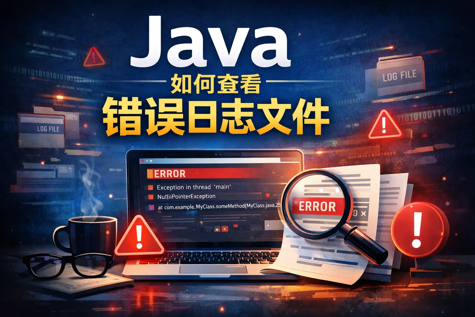 java如何查看错误日志文件
