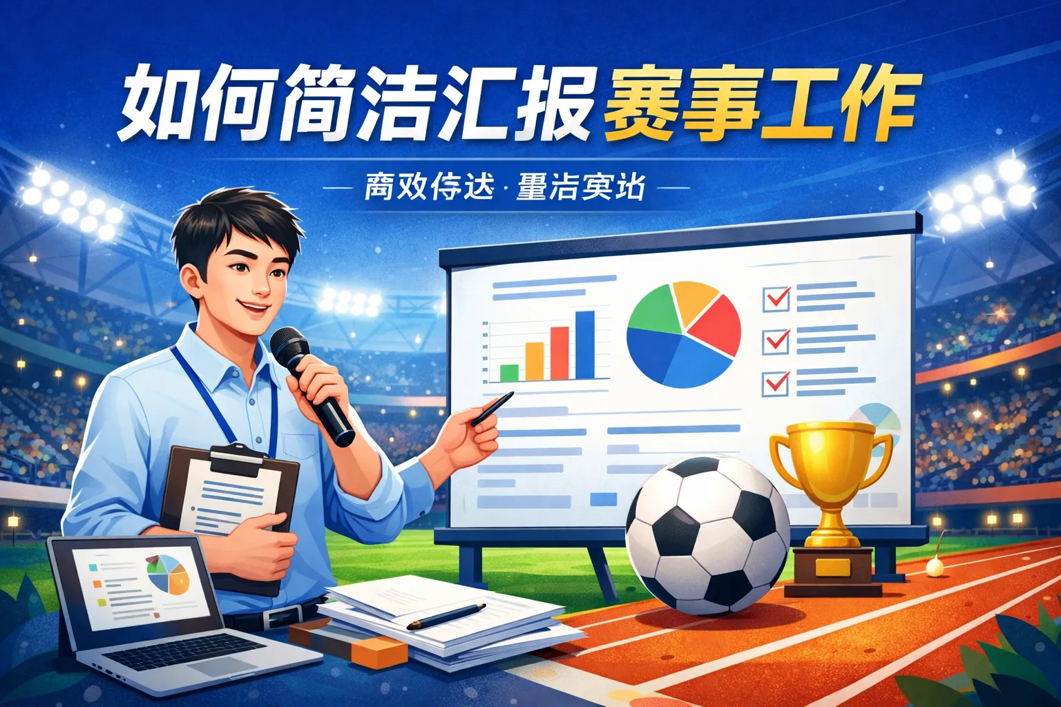 如何简洁汇报赛事工作