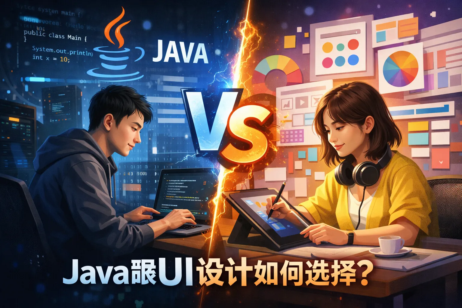 java跟ui设计如何选择