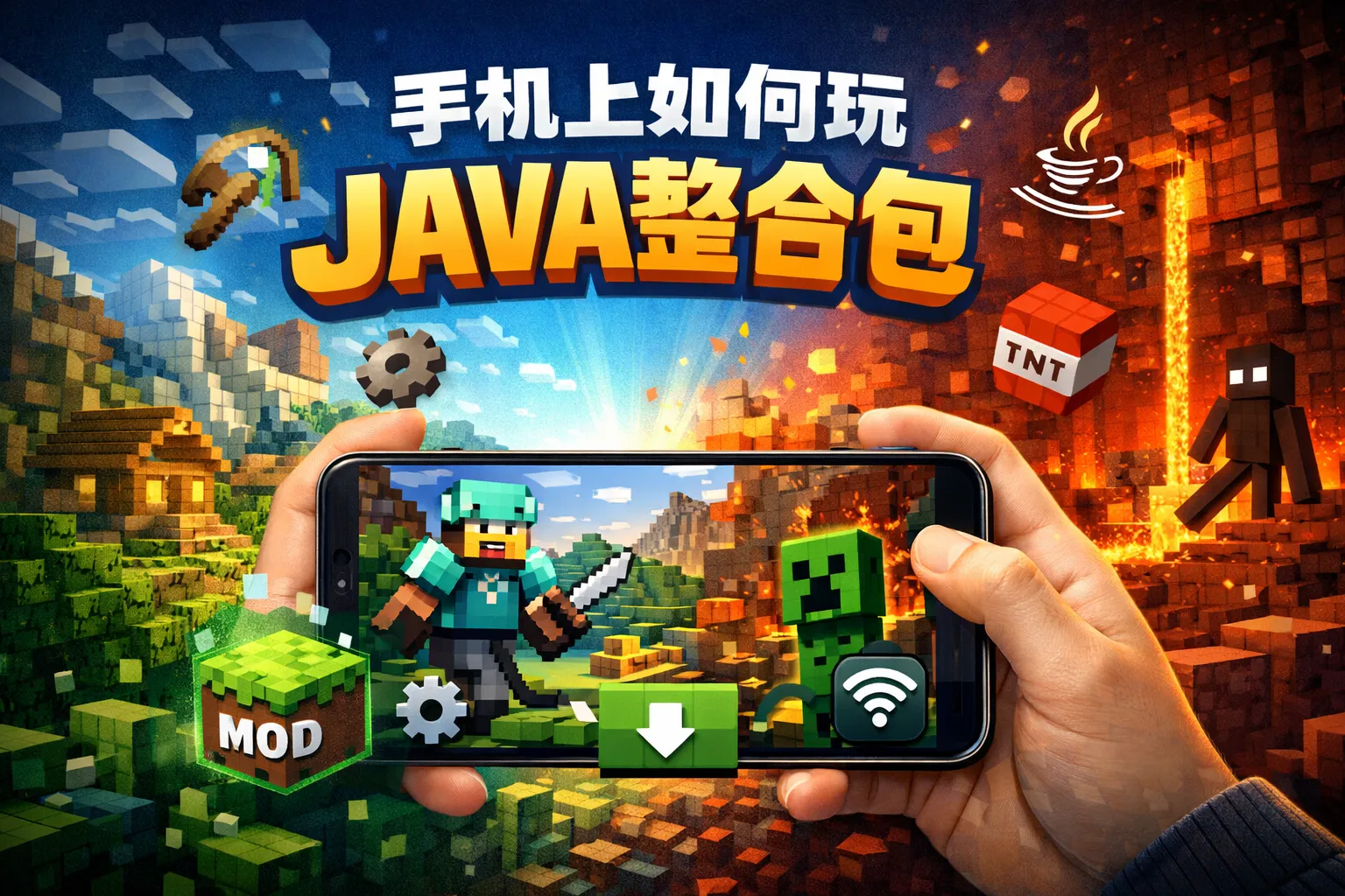 手机上如何玩java整合包