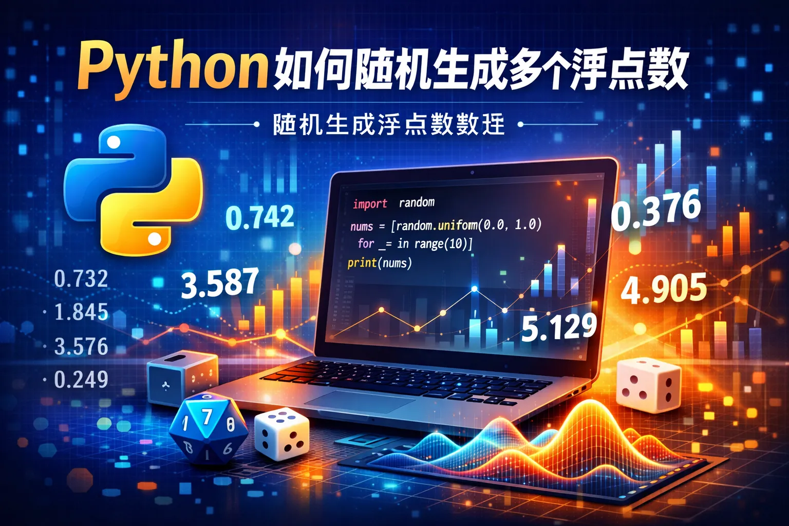 python如何随机生成多个浮点数