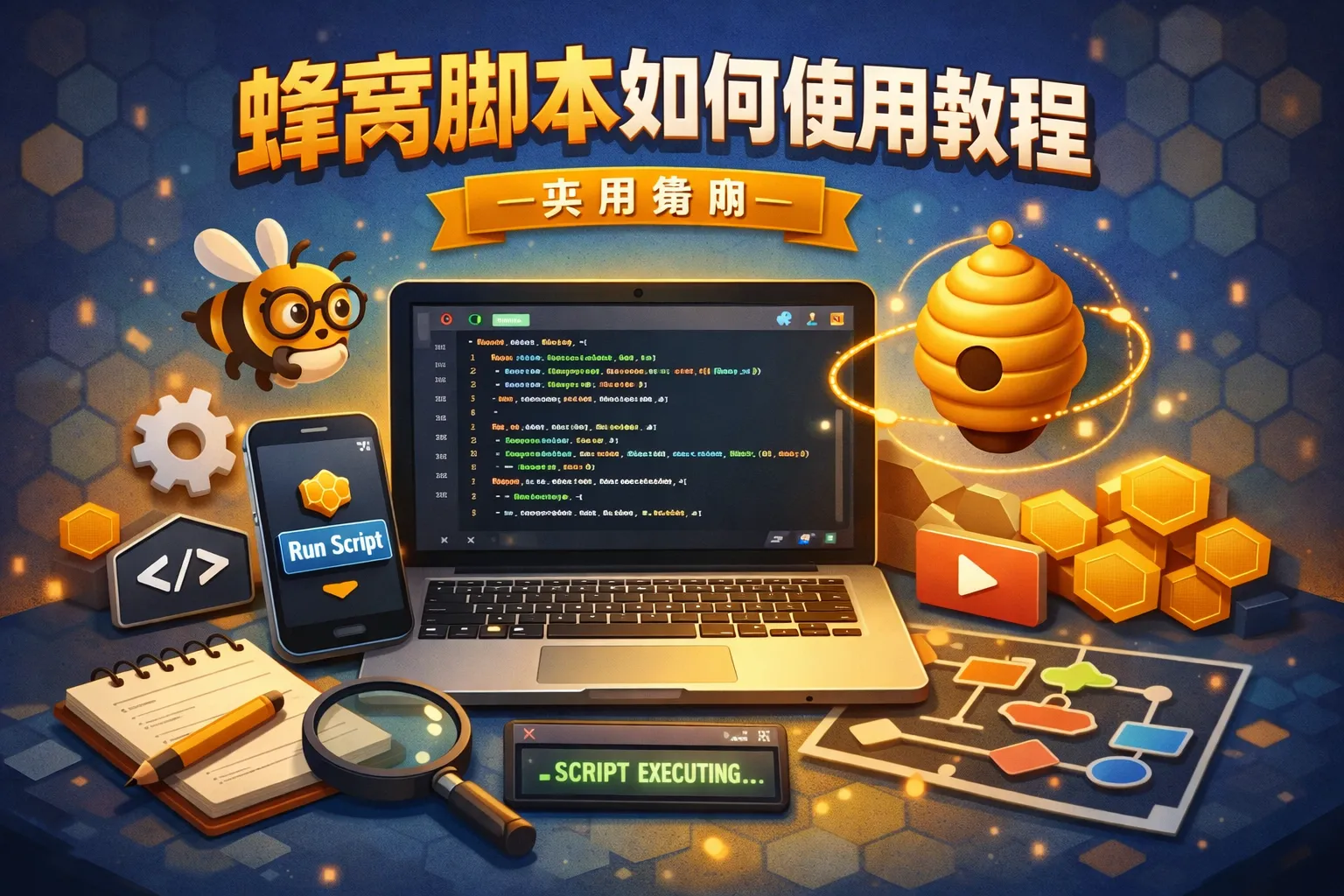 蜂窝脚本如何使用教程