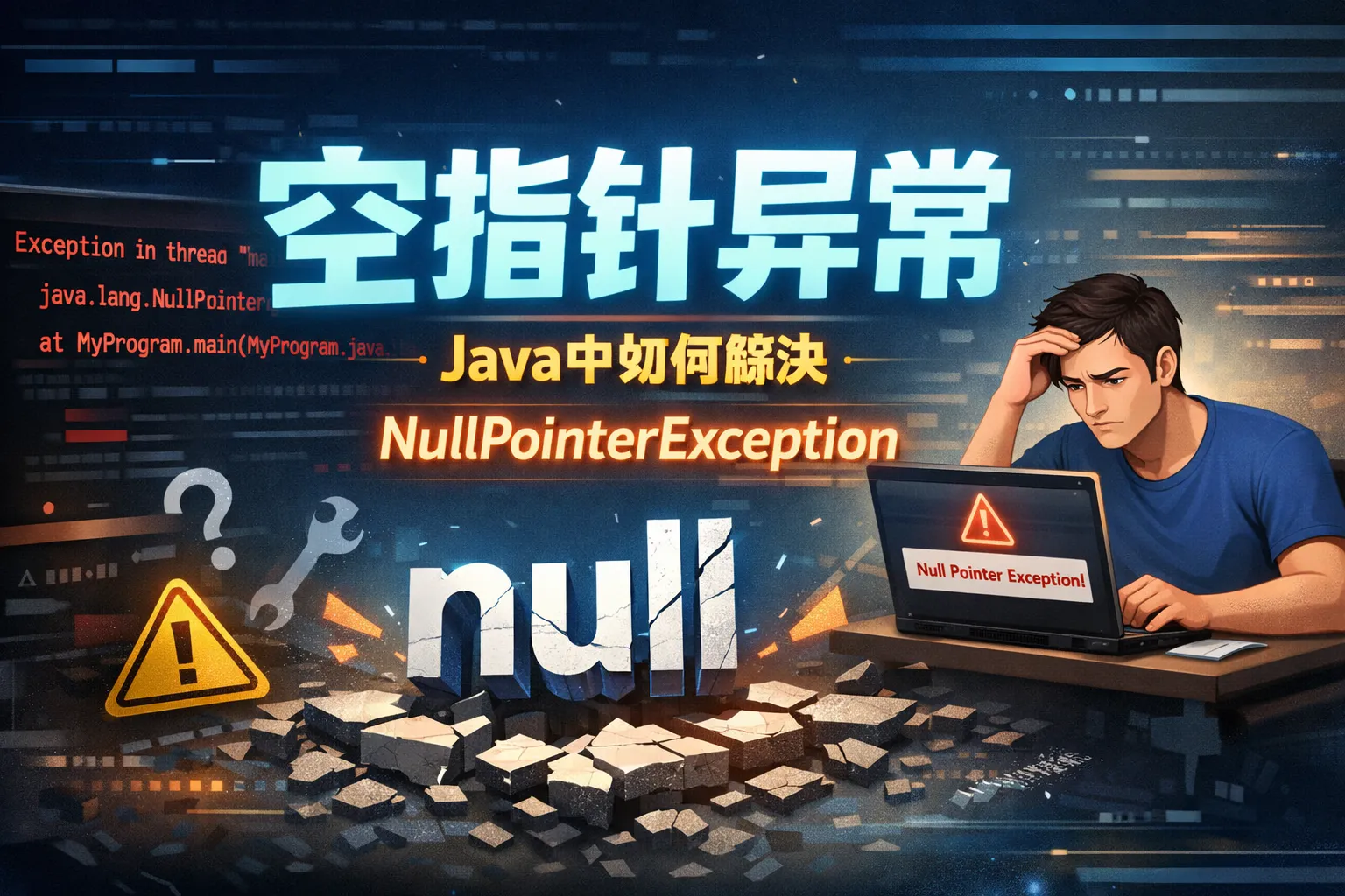 空指针异常java中如何解决