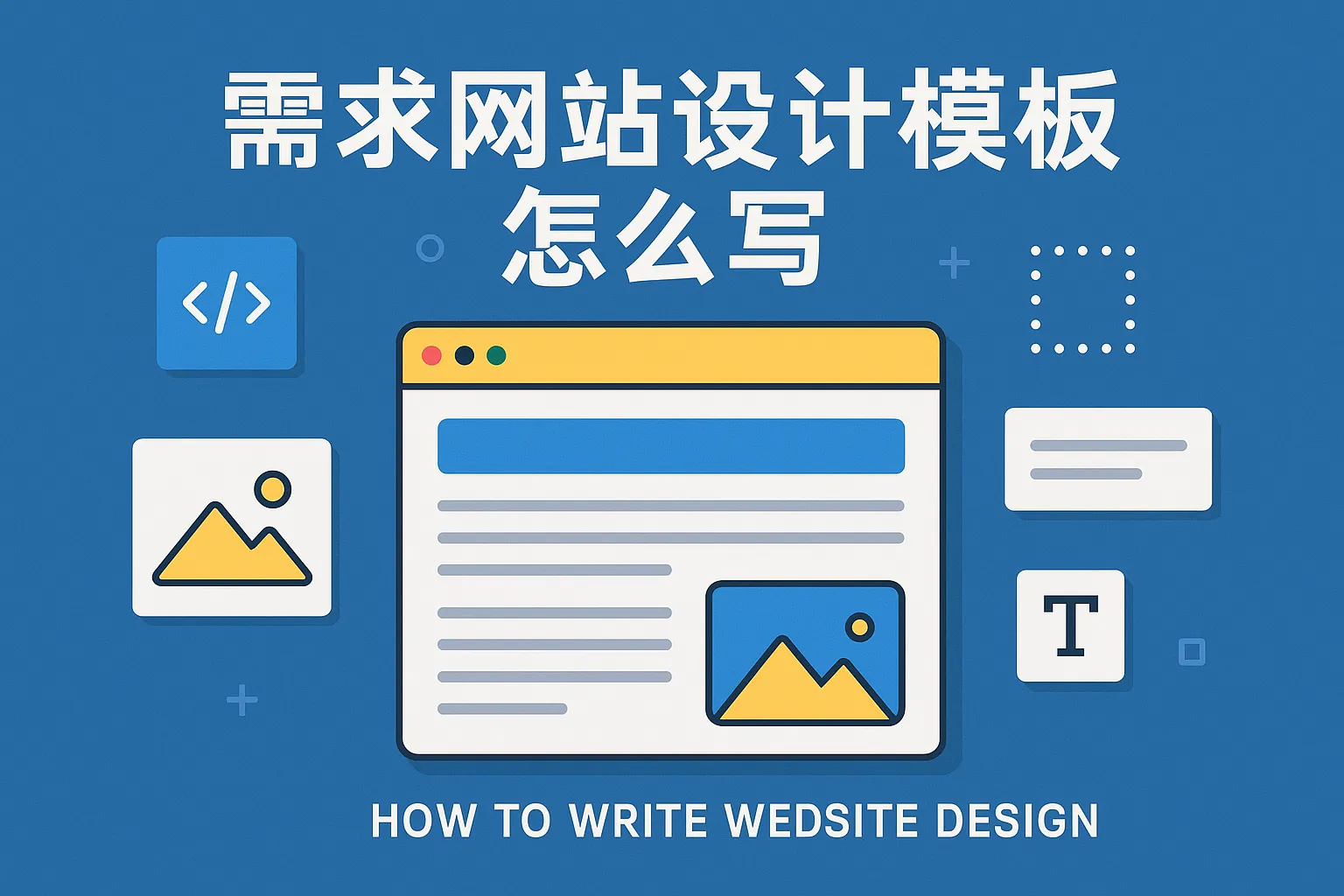 需求网站设计模板怎么写
