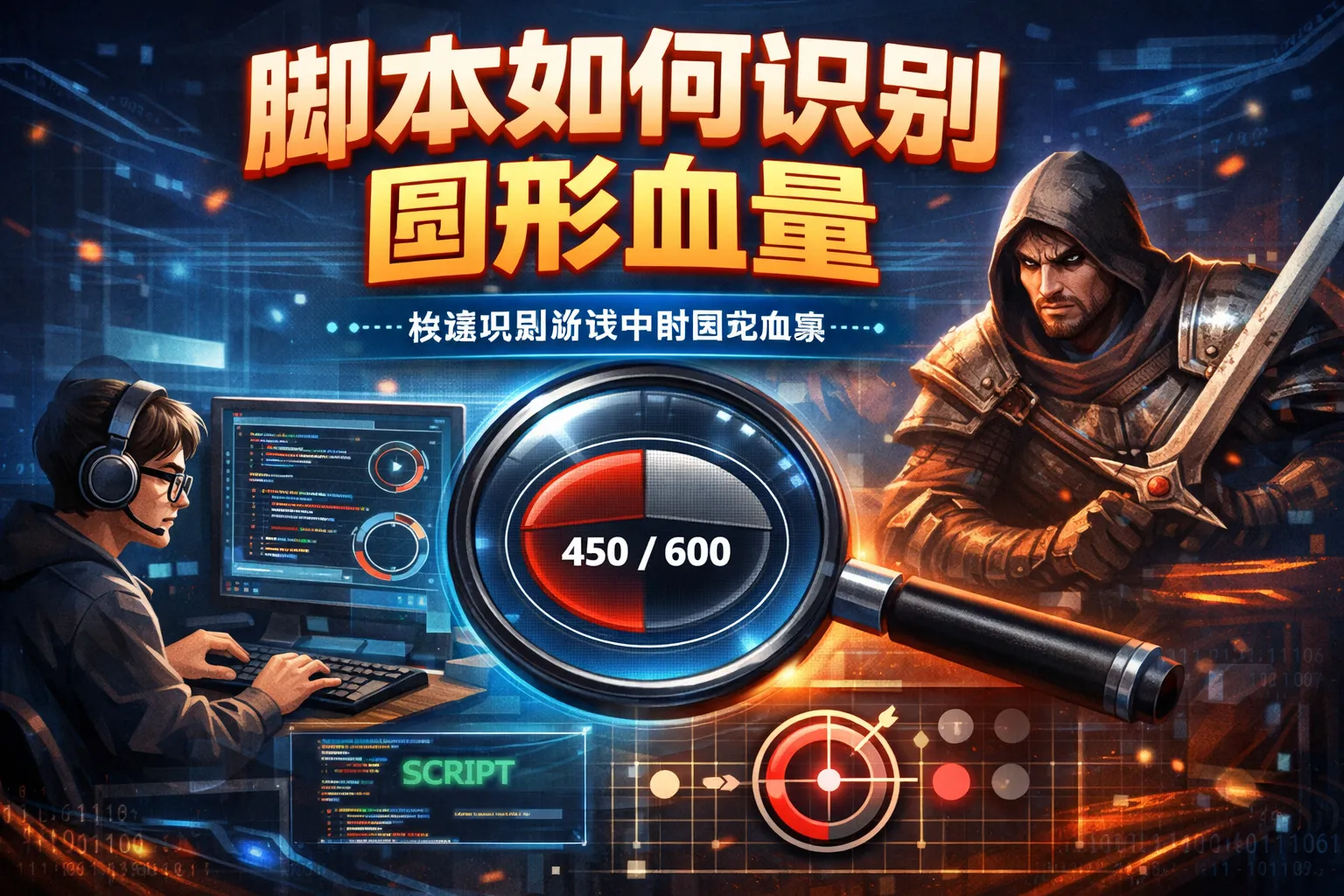 脚本如何识别圆形血量