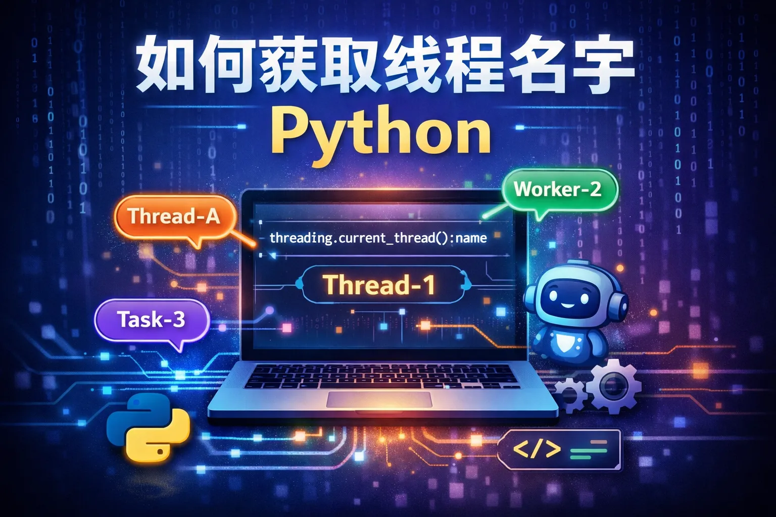如何获取线程名字python