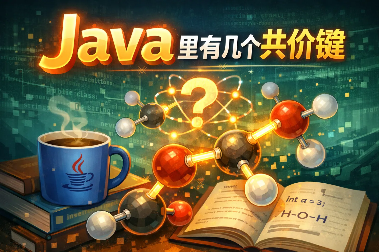 java里有几个共价键