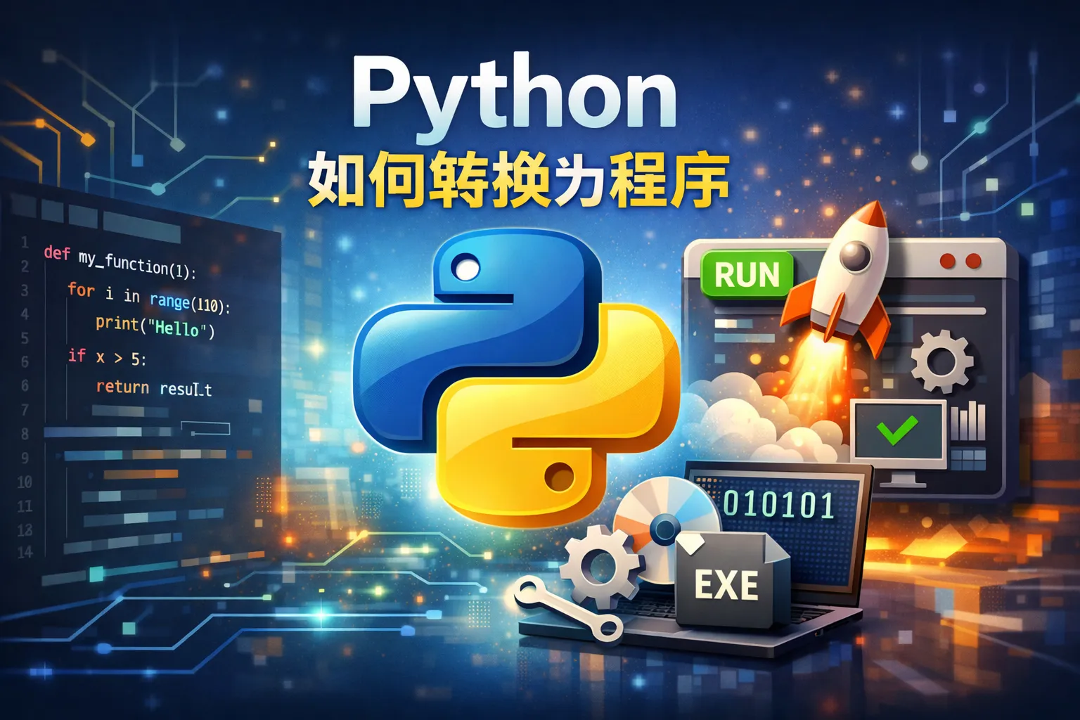 python如何转换为程序