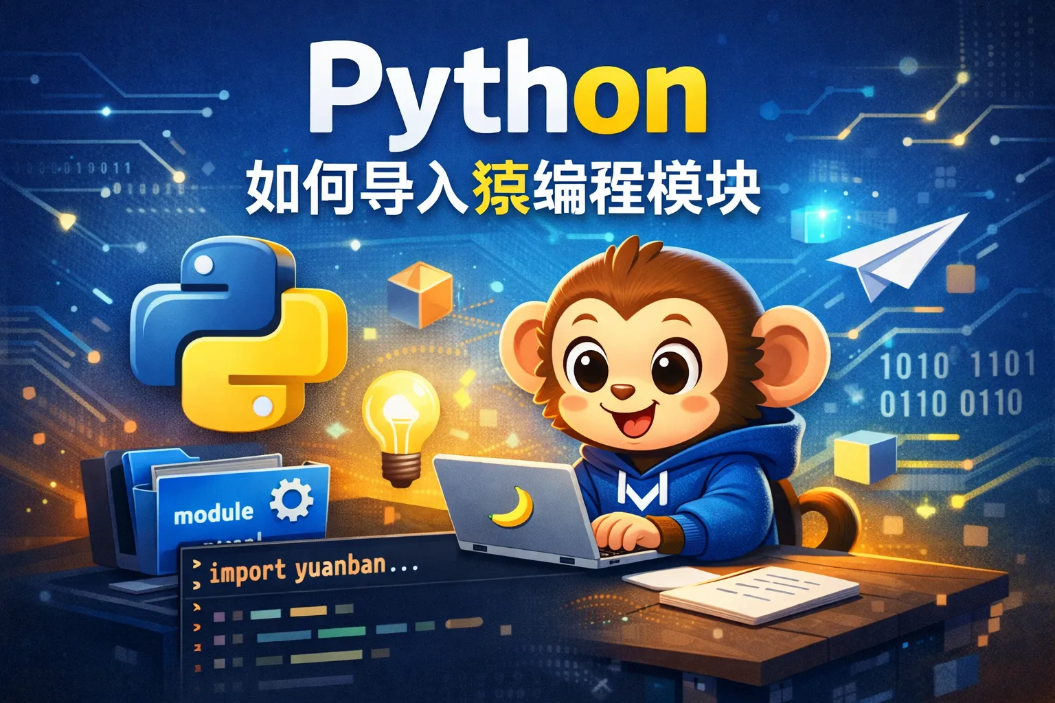 python如何导入猿编程模块