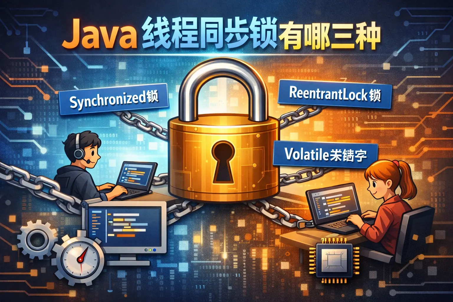 Java线程同步锁有哪三种