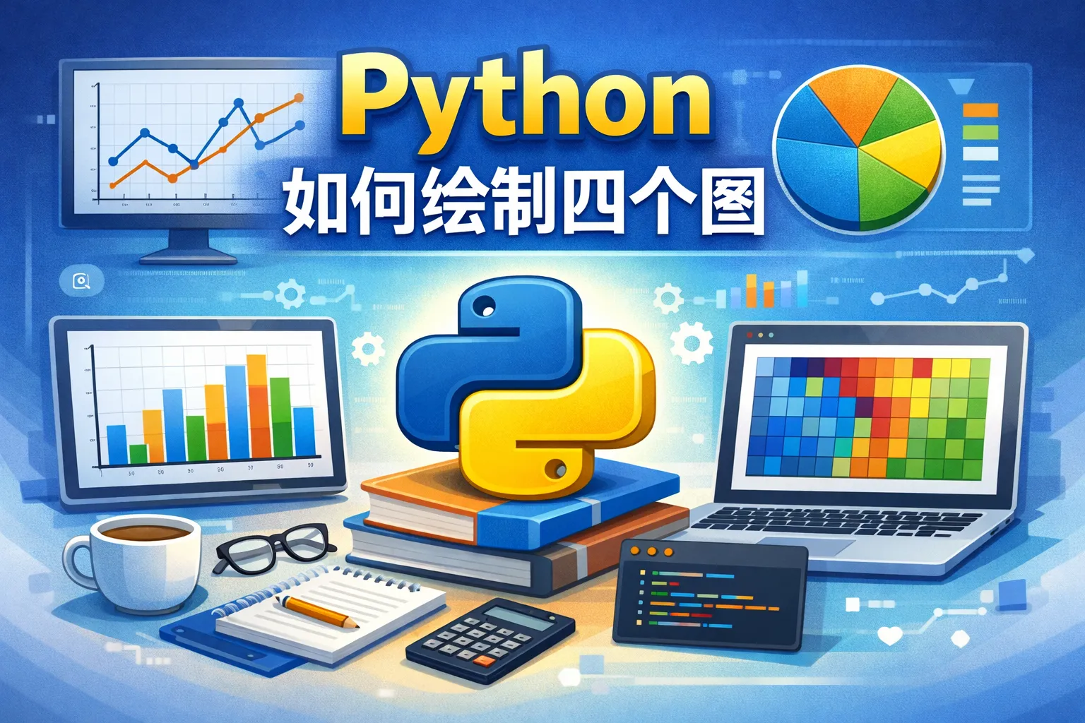 python 如何绘制四个图
