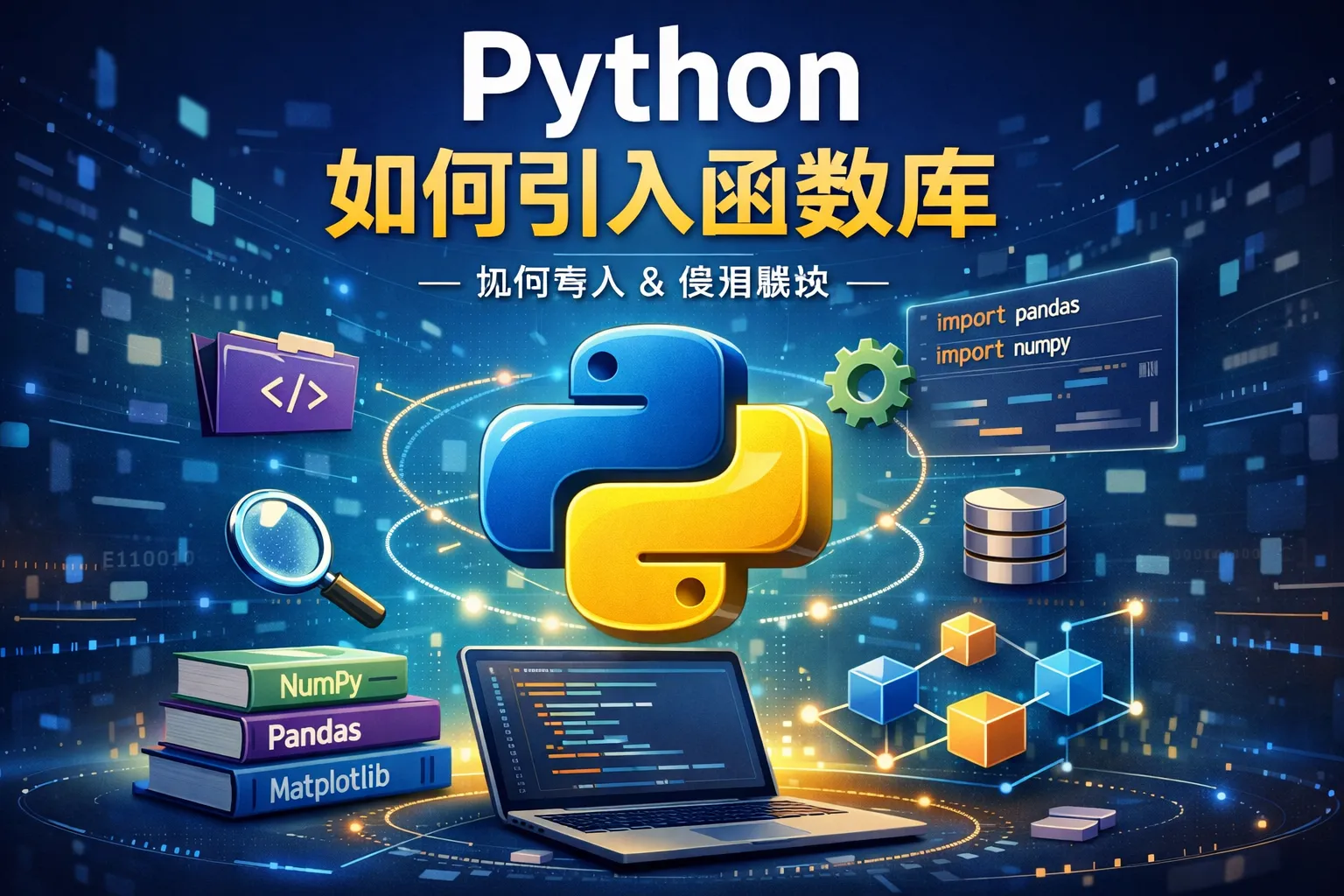 python如何引入函数库