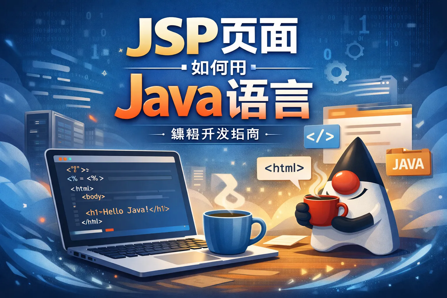 jsp页面如何用java语言