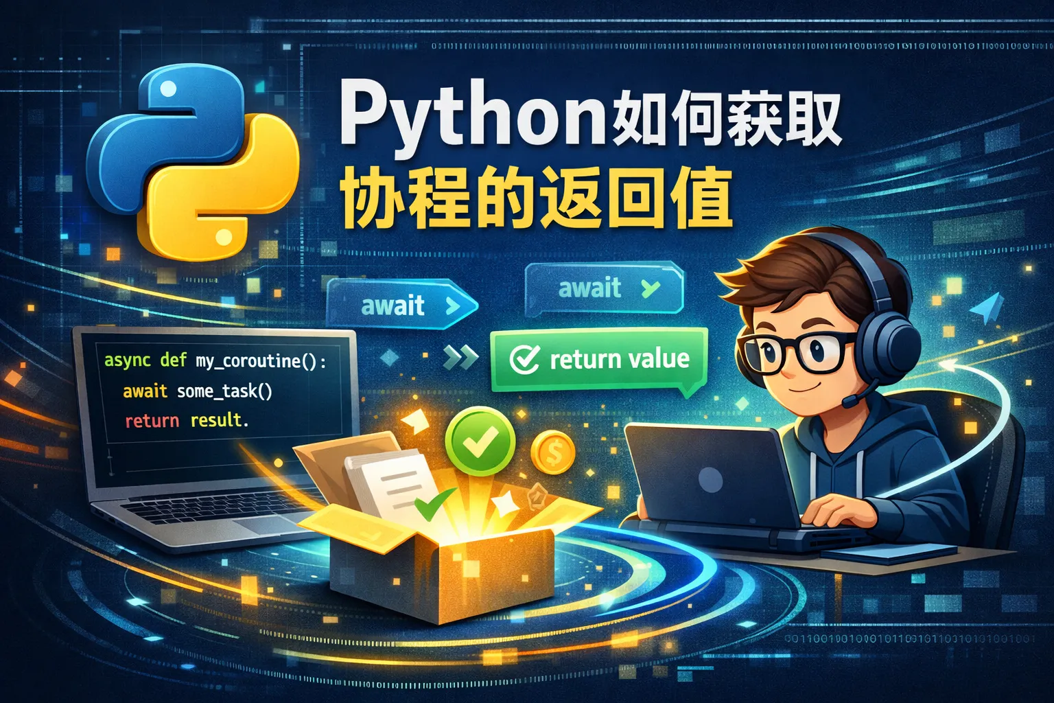 python如何获取协程的返回值