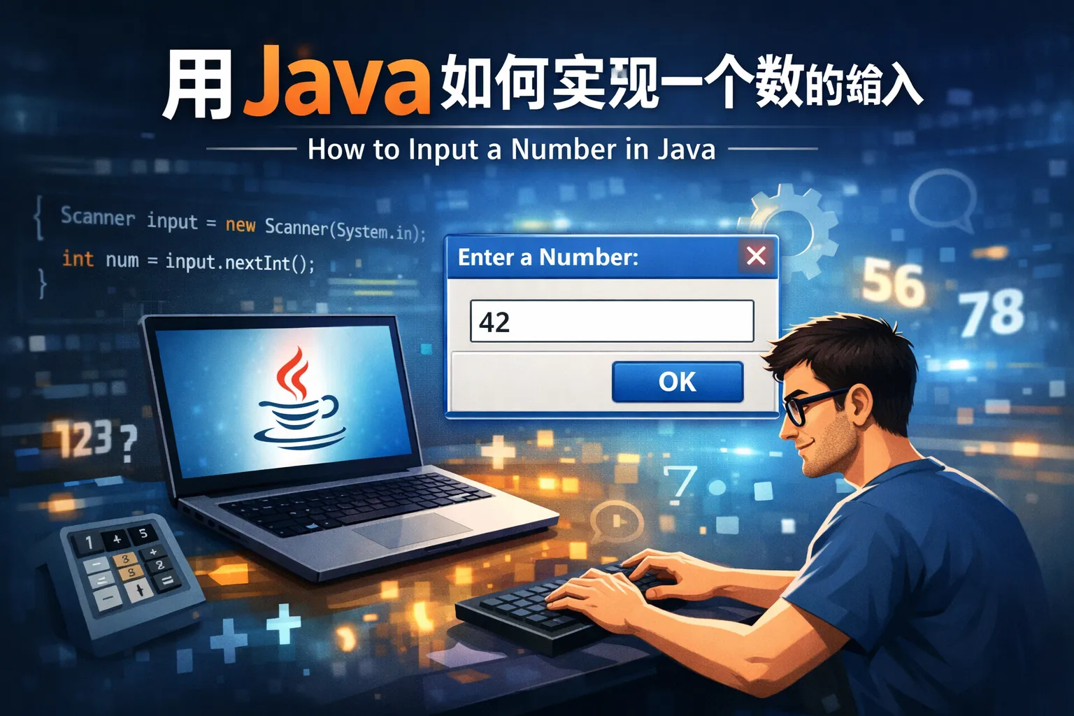 用Java如何实现一个数的输入