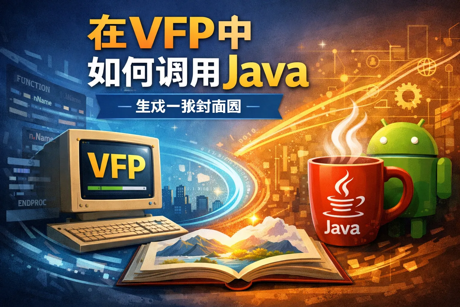 在vfp中 如何调用java