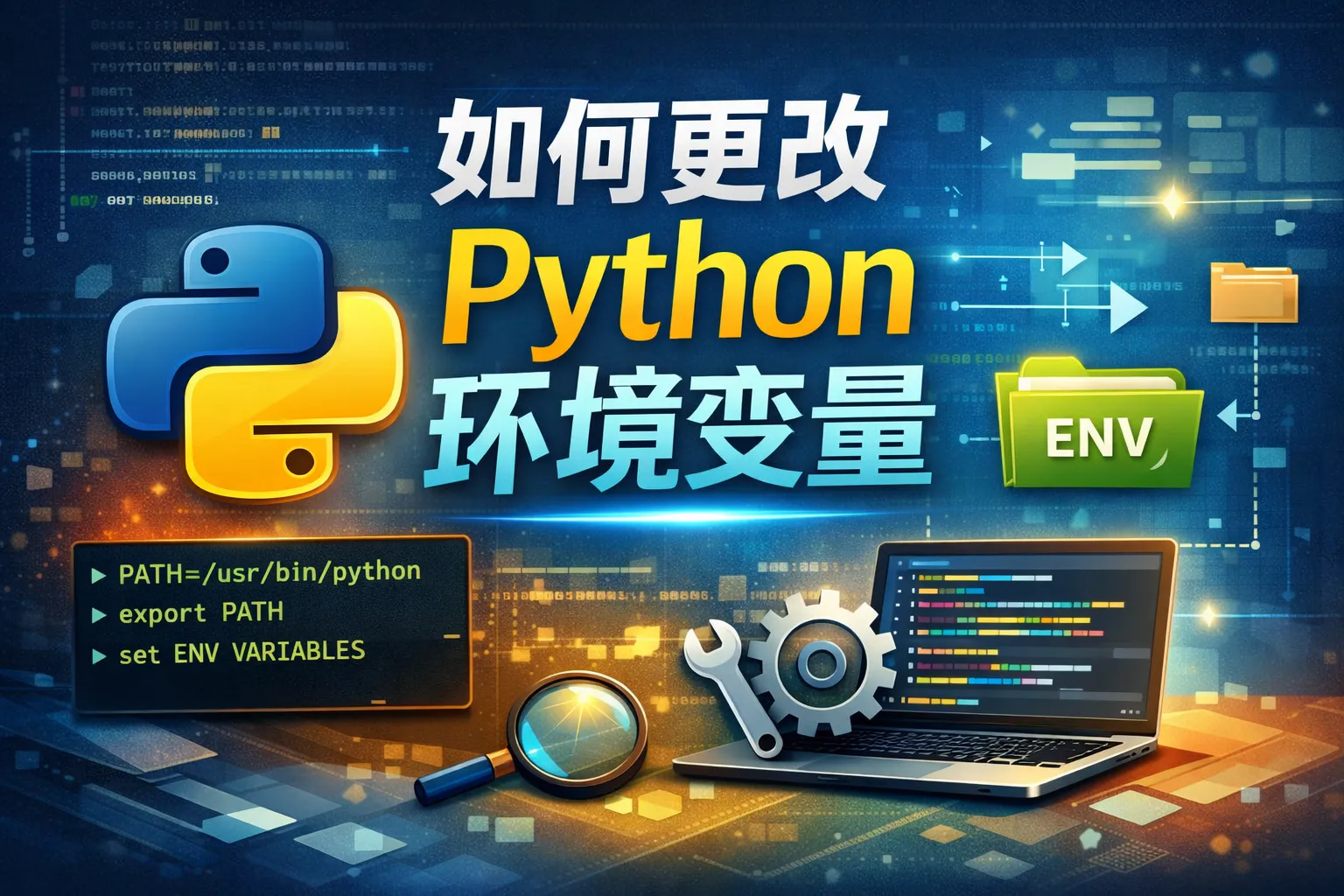 如何更改python环境变量