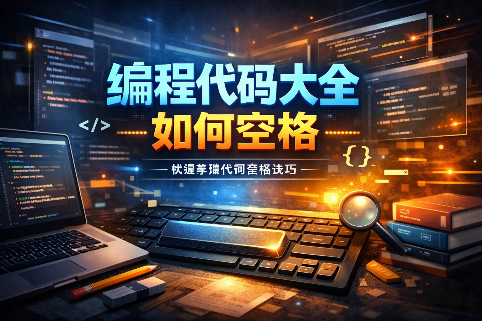 编程代码大全如何空格