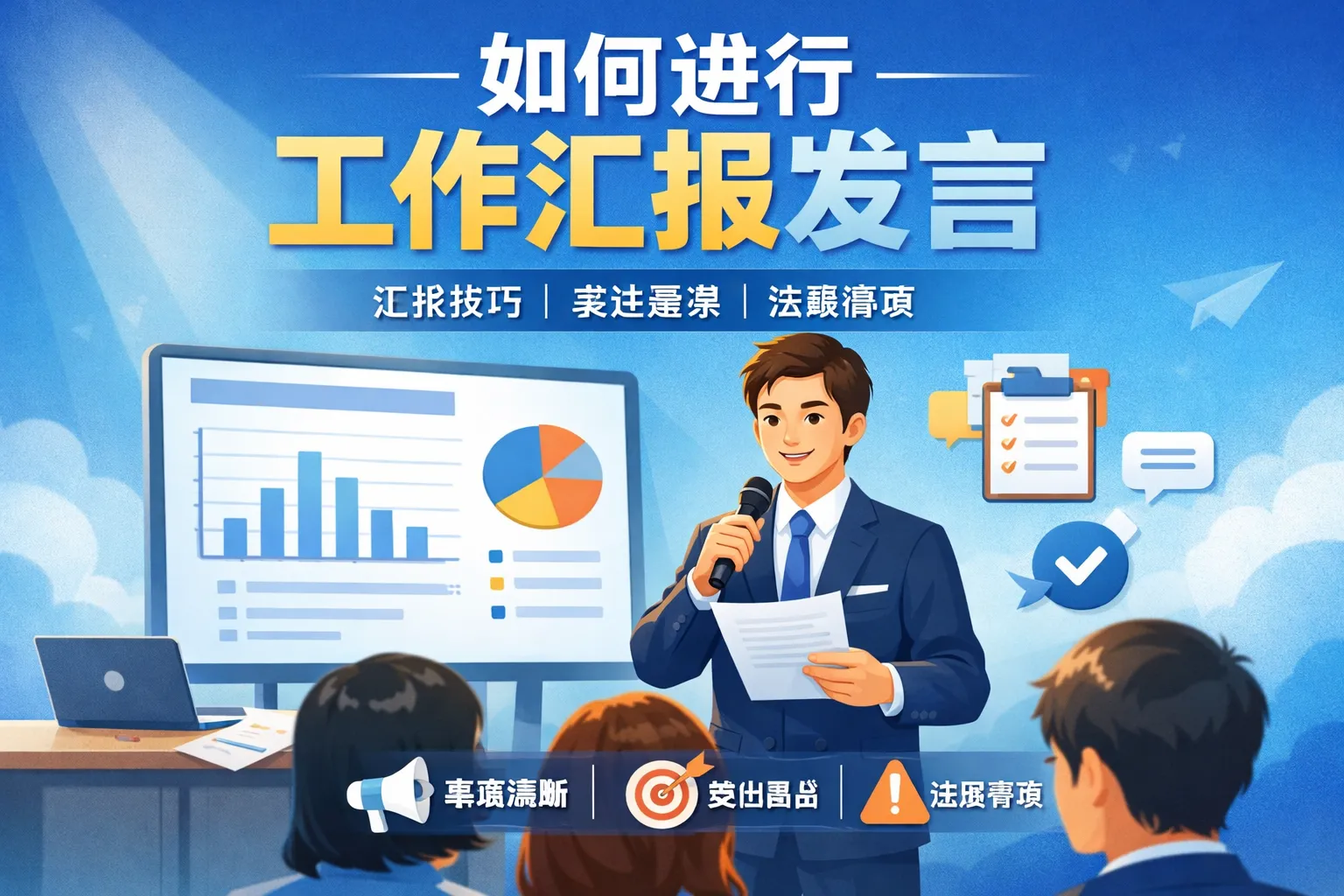 如何进行工作汇报发言