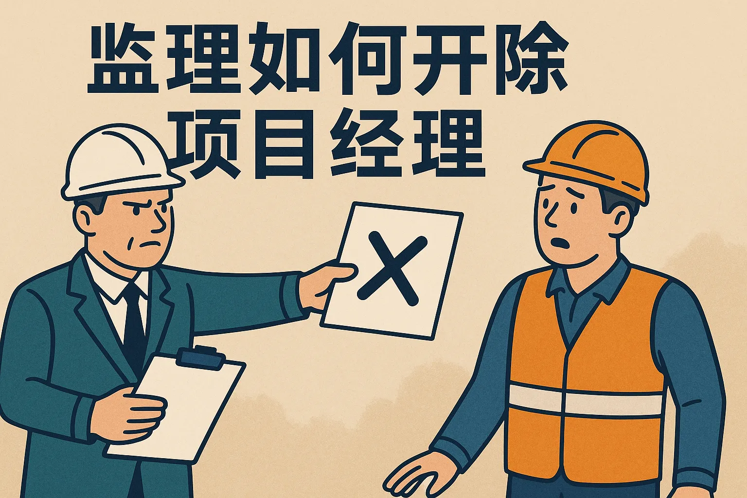 监理如何开除项目经理