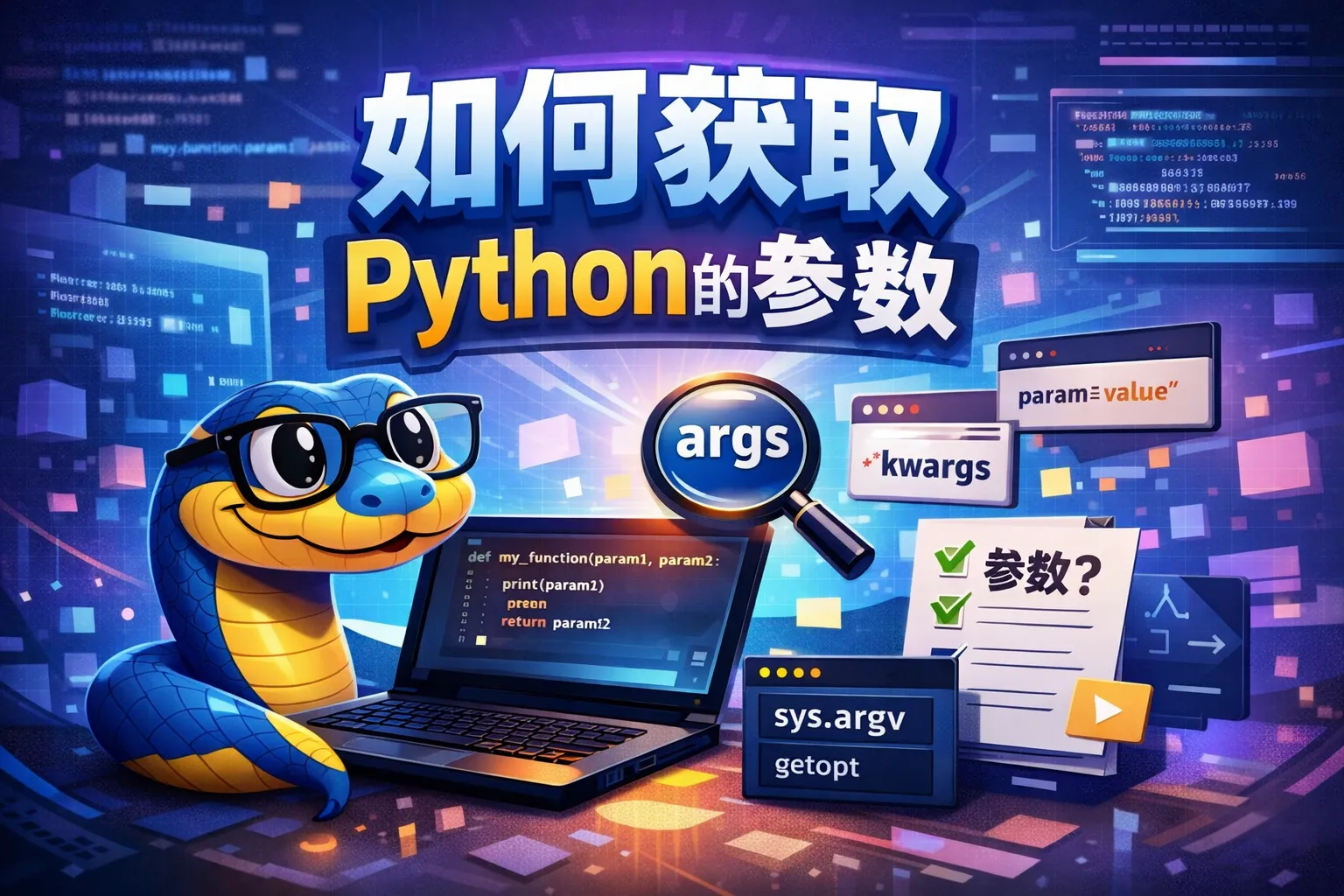 如何获取python的参数