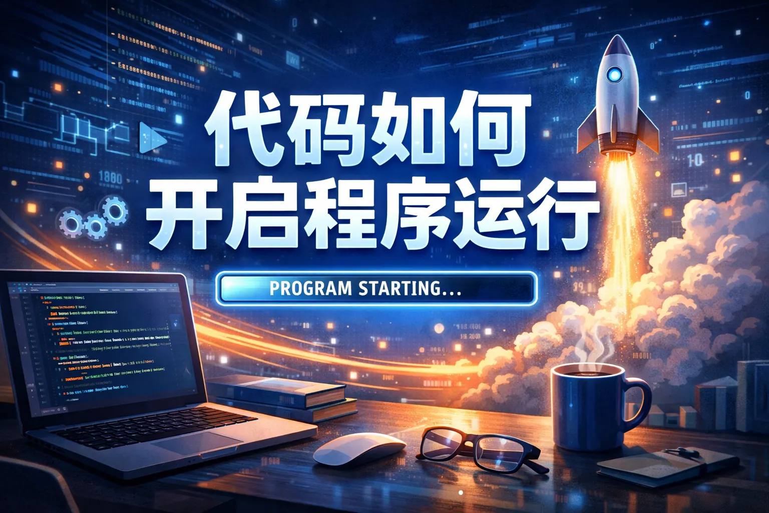 代码如何开启程序运行