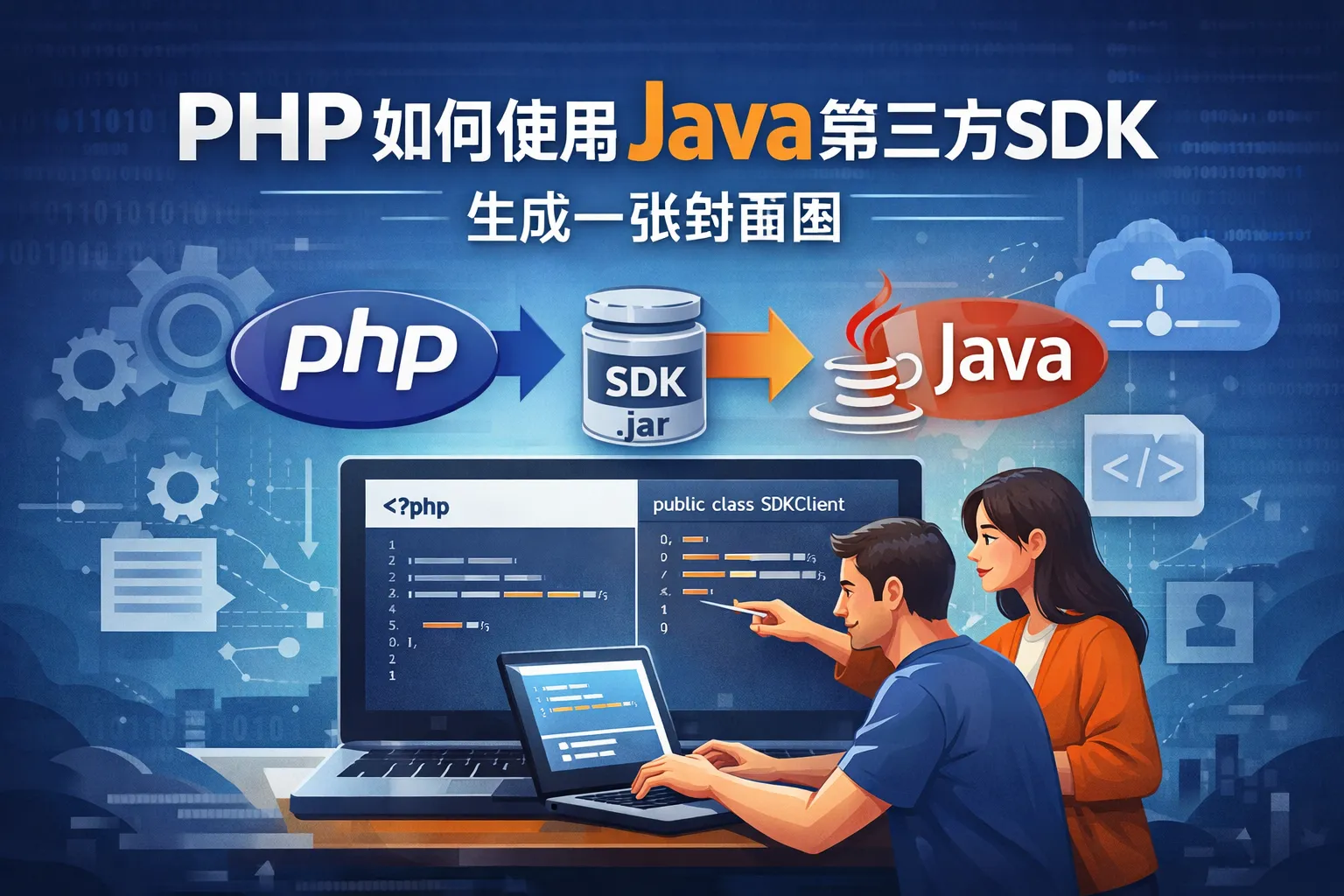 php如何使用java第三方sdk